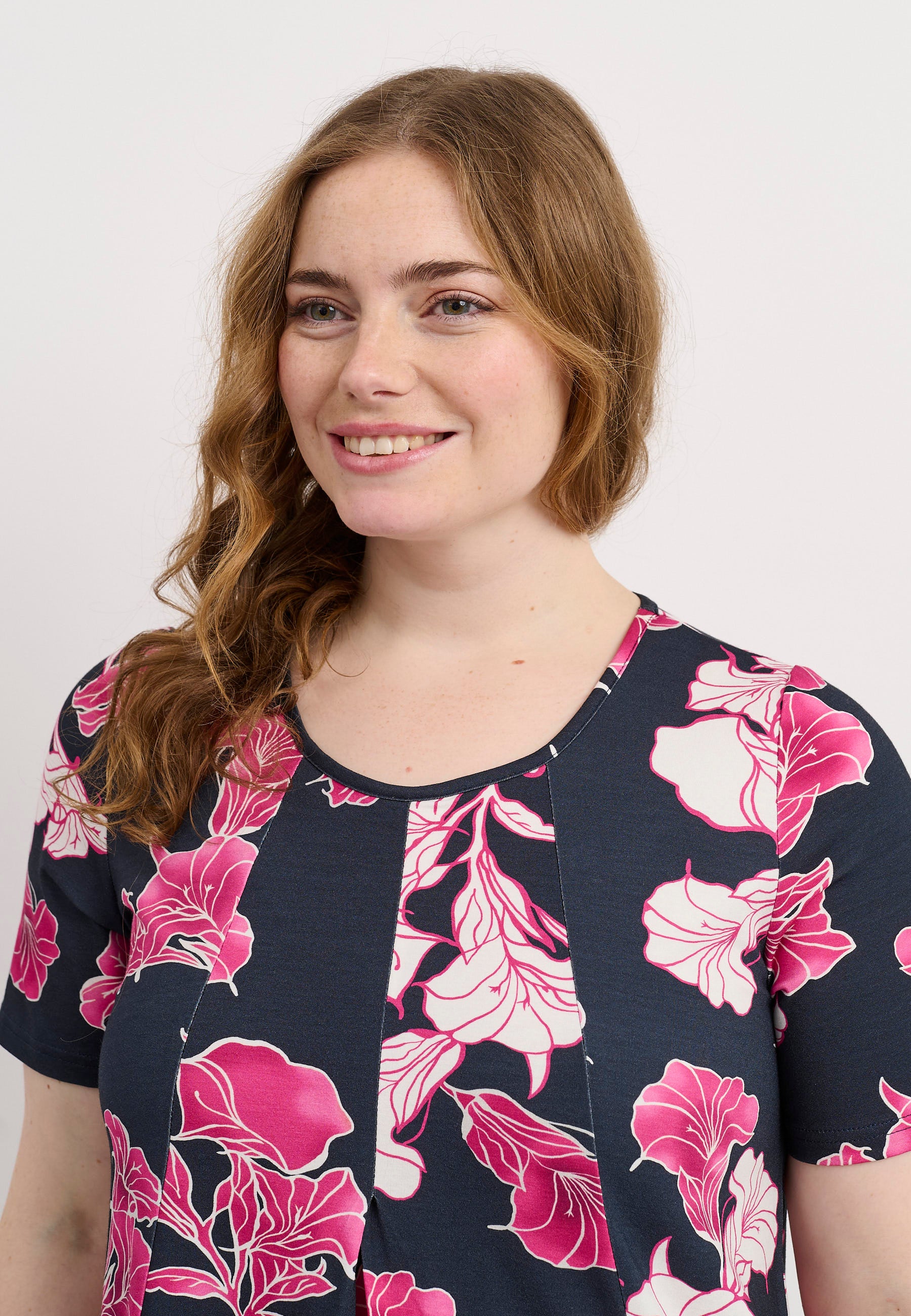 Pont Neuf PNElvira Sia T-Shirt 304 Bright Pink