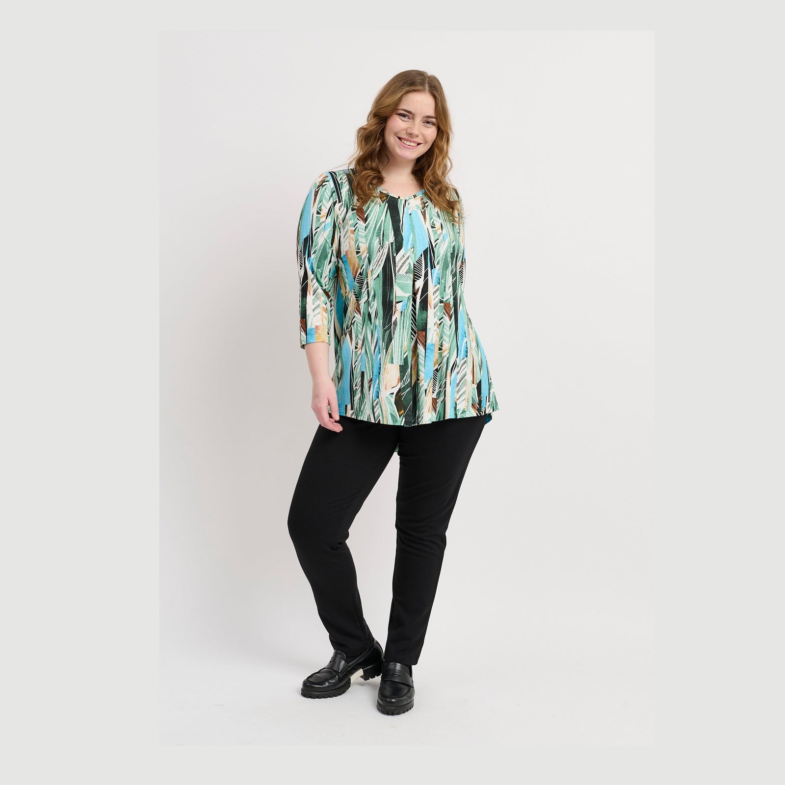 Pont Neuf PNElvira Tea Bluser 085 Light Aqua