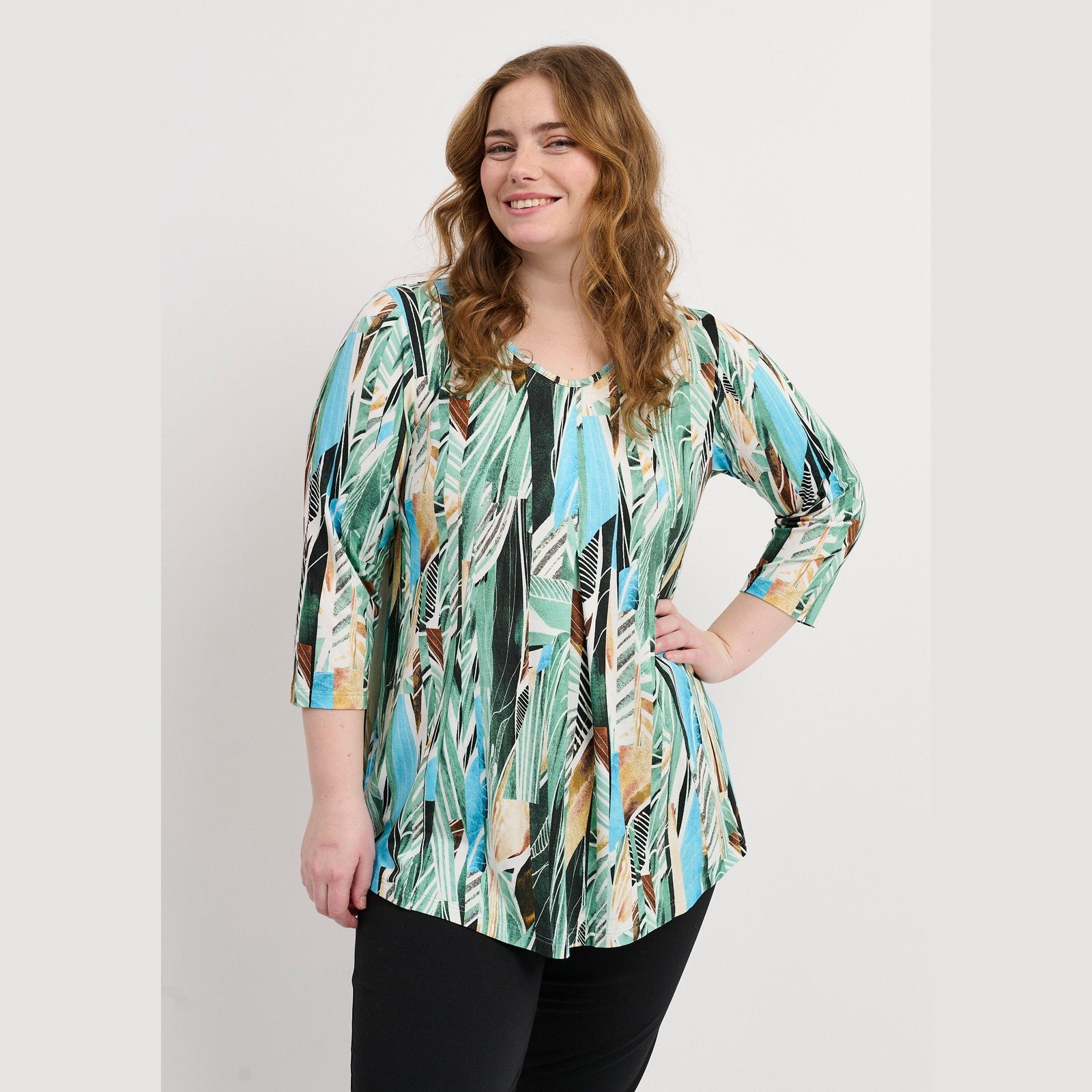 Pont Neuf PNElvira Tea Bluser 085 Light Aqua