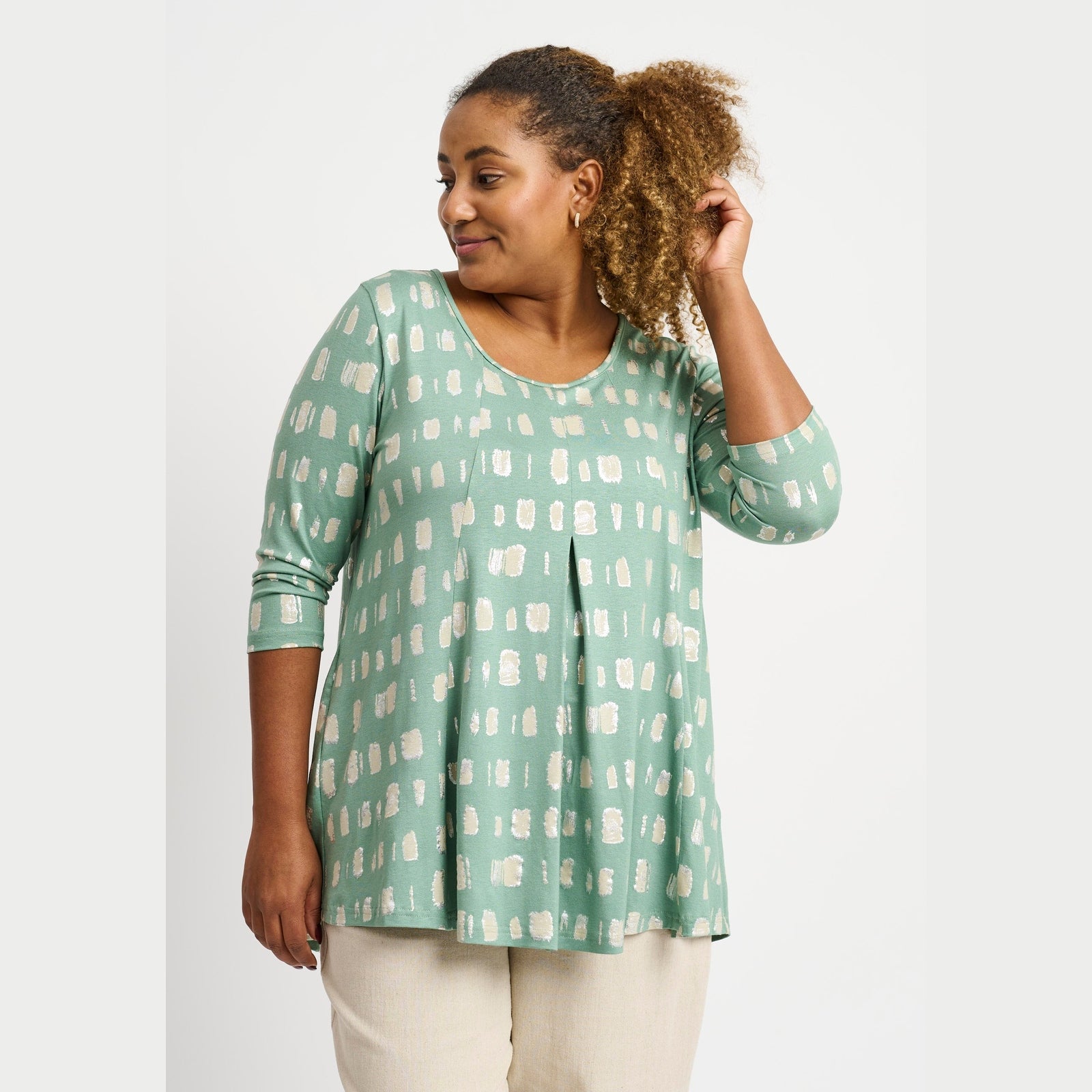 Pont Neuf PNElvira Tea Toppe 3506 Khaki Green
