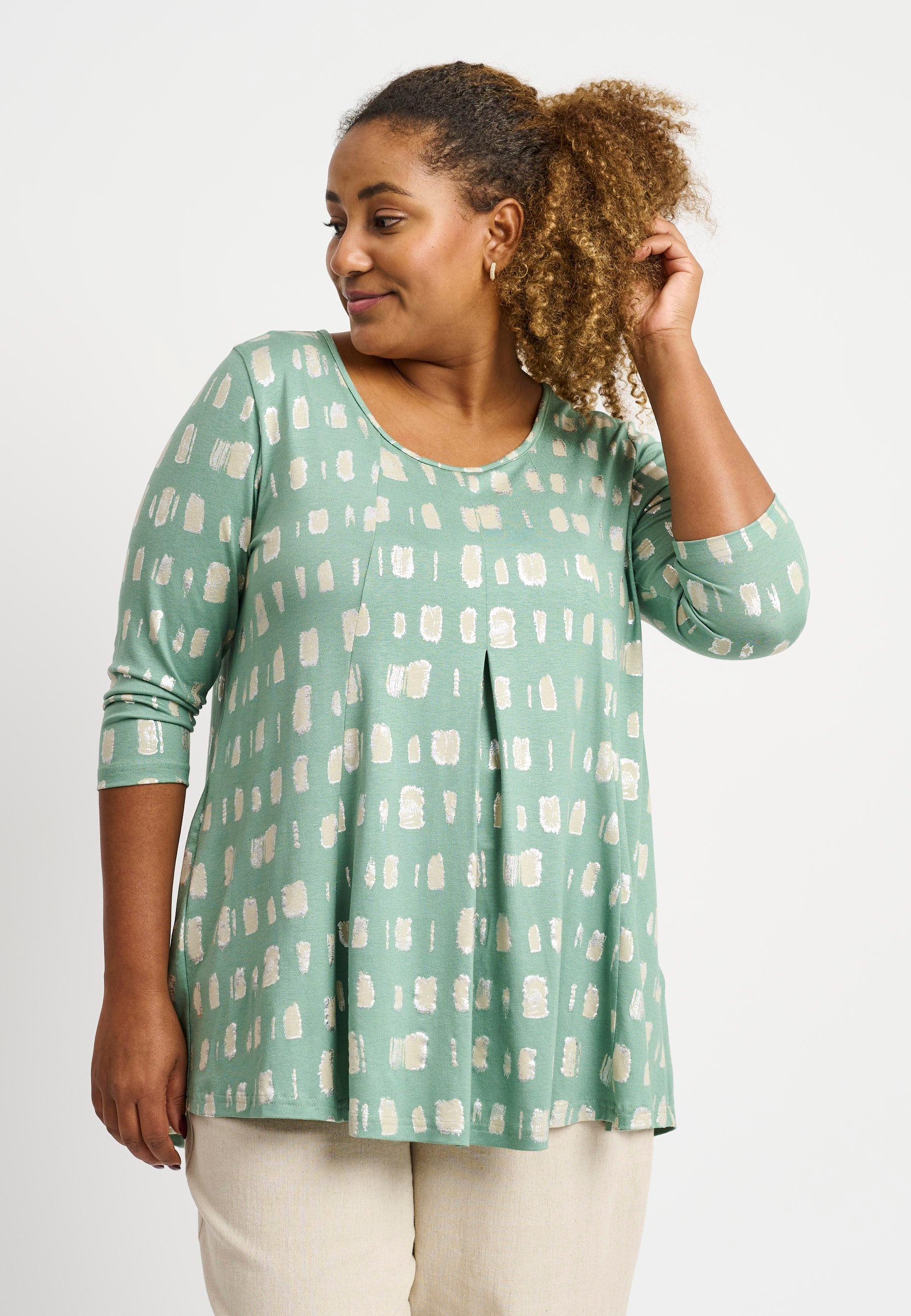 Pont Neuf PNElvira Tea Toppe 3506 Khaki Green