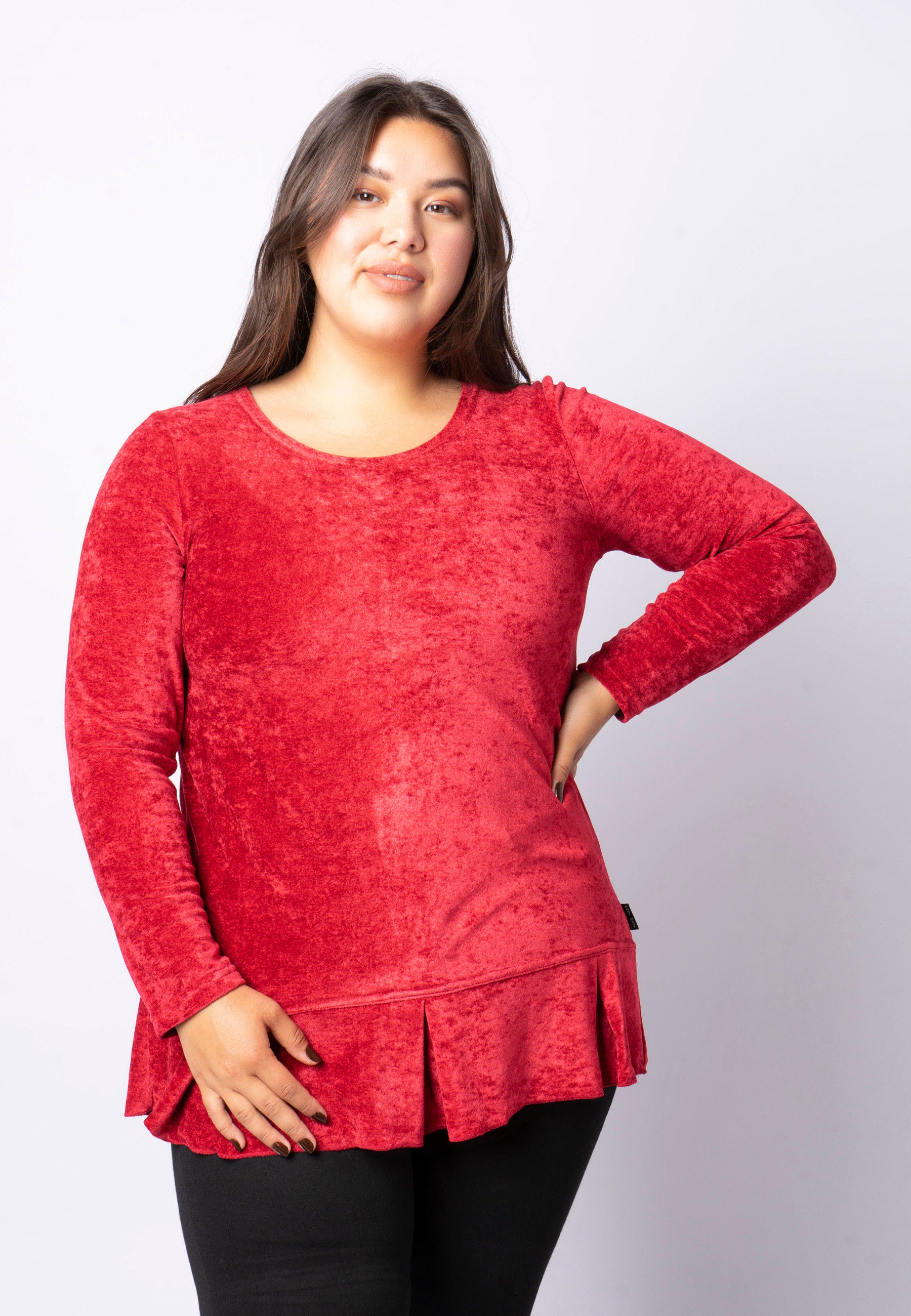 Pont Neuf PNElza Bluser 354 Warm Red