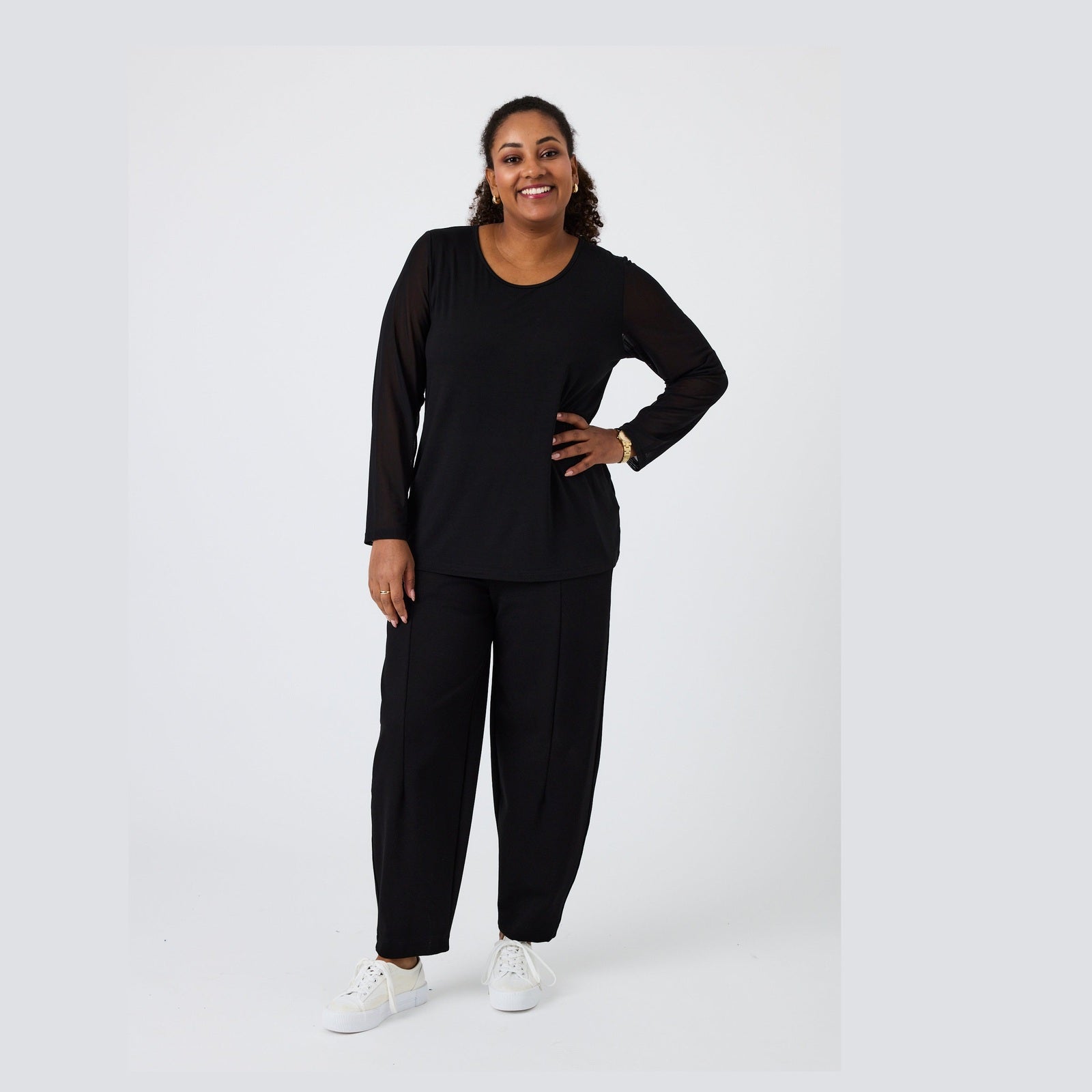 Pont Neuf PNEnna Bluser 999 Black