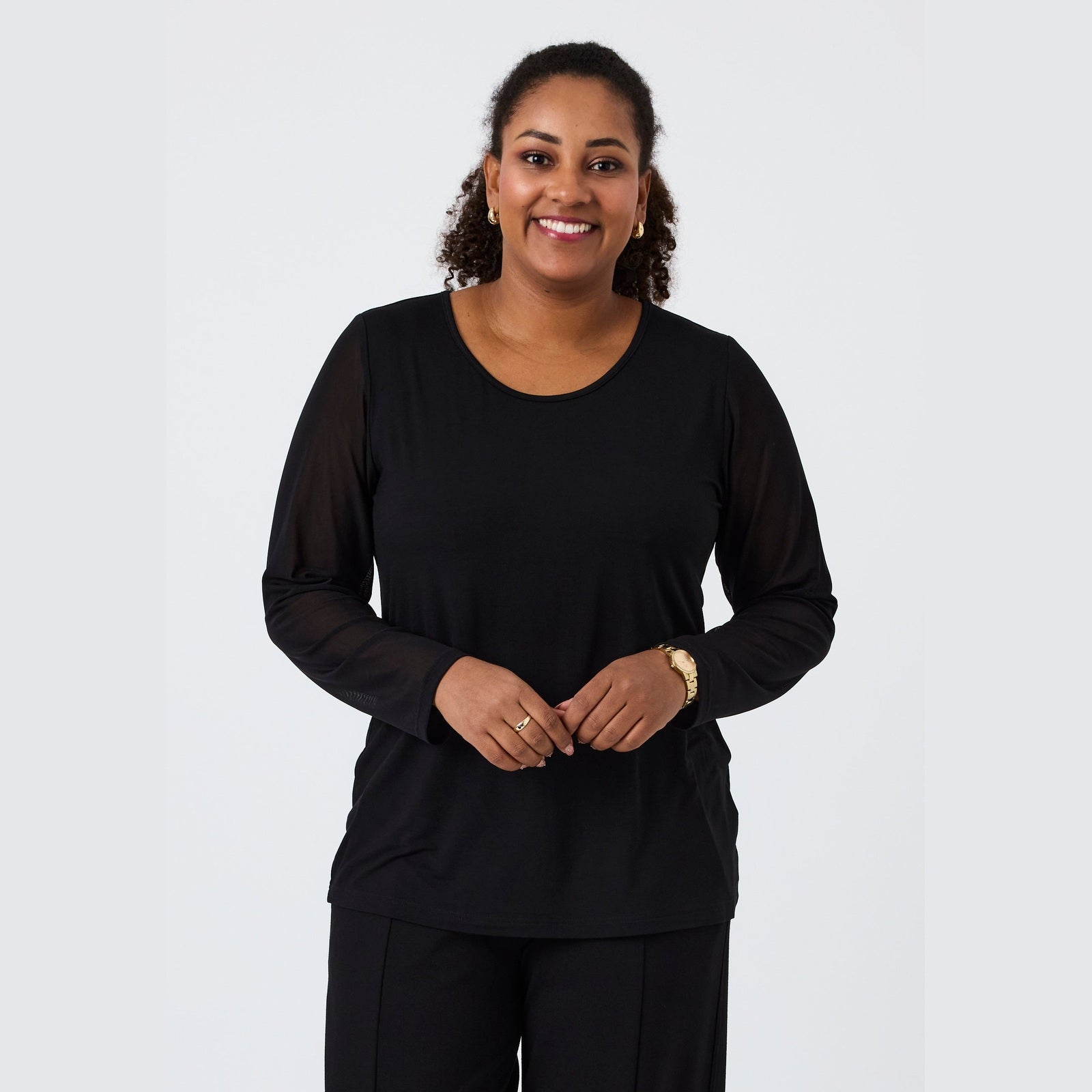 Pont Neuf PNEnna Bluser 999 Black