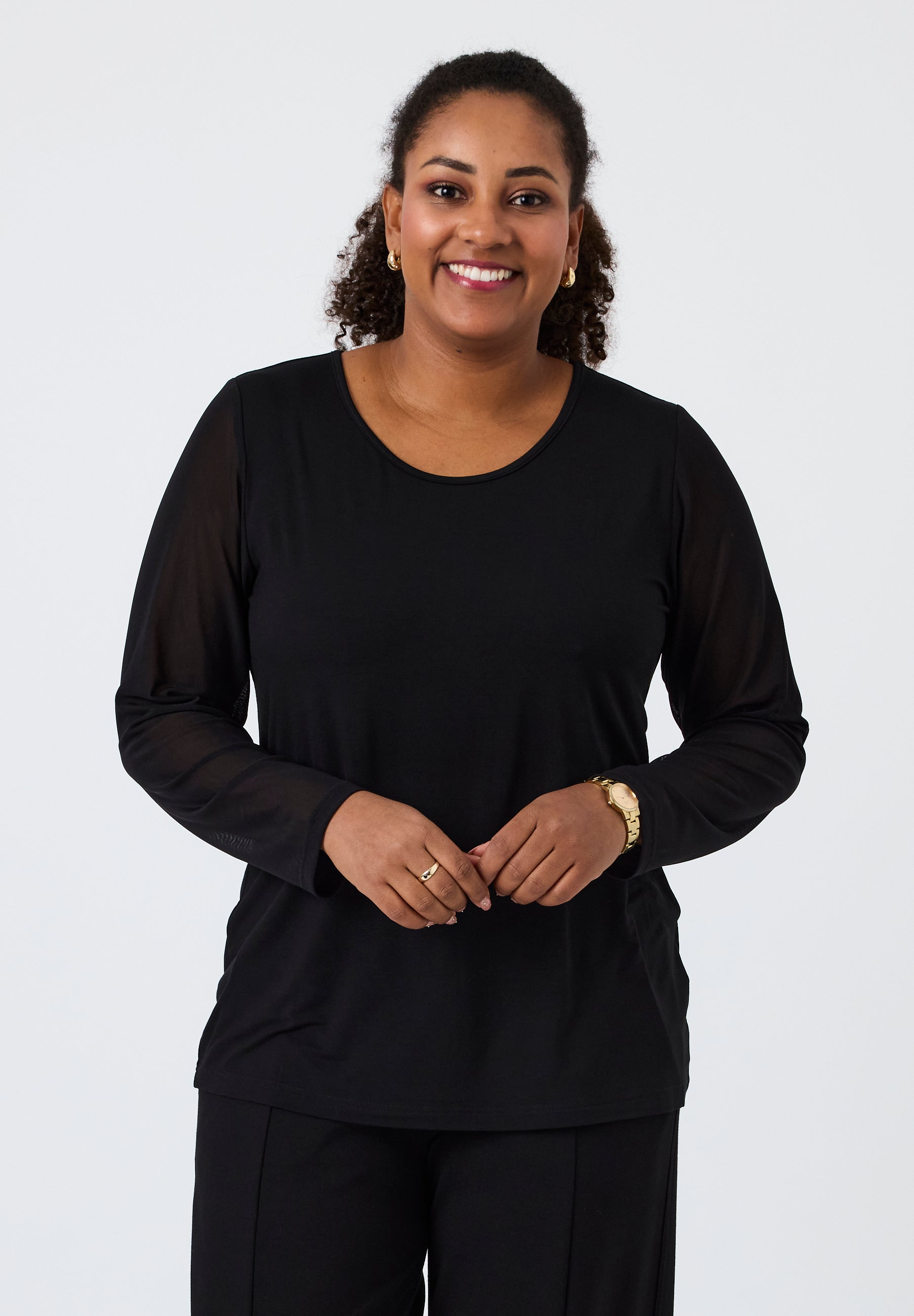 Pont Neuf PNEnna Bluser 999 Black