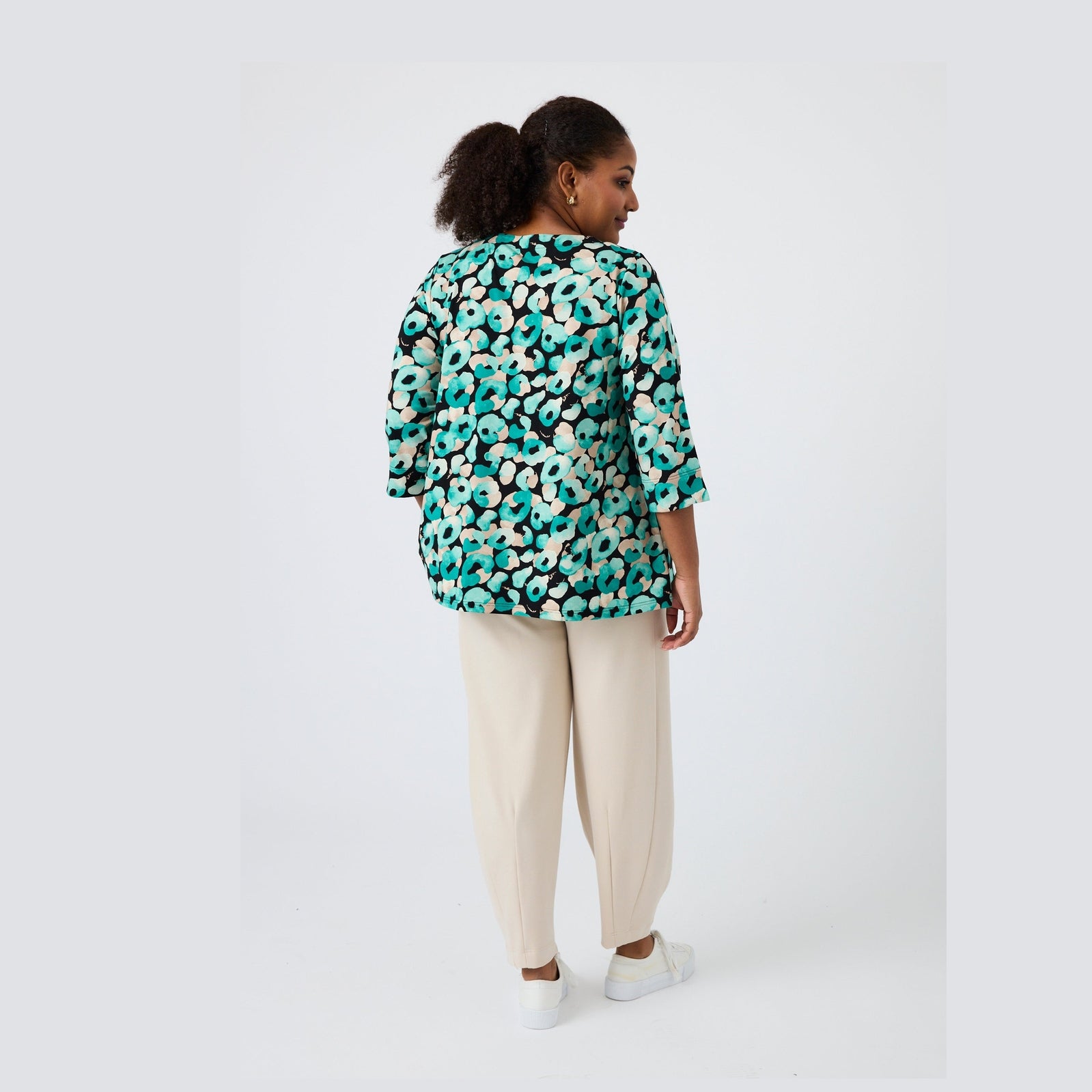 Pont Neuf PNEsme Bluser 3480 Aqua Green