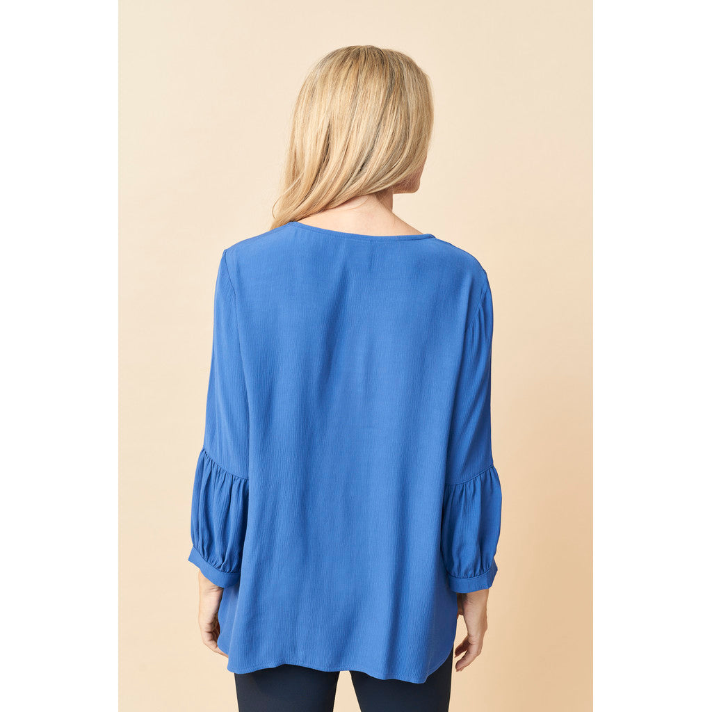 Pont Neuf PNEvelie Bluser 882 Sea Blue