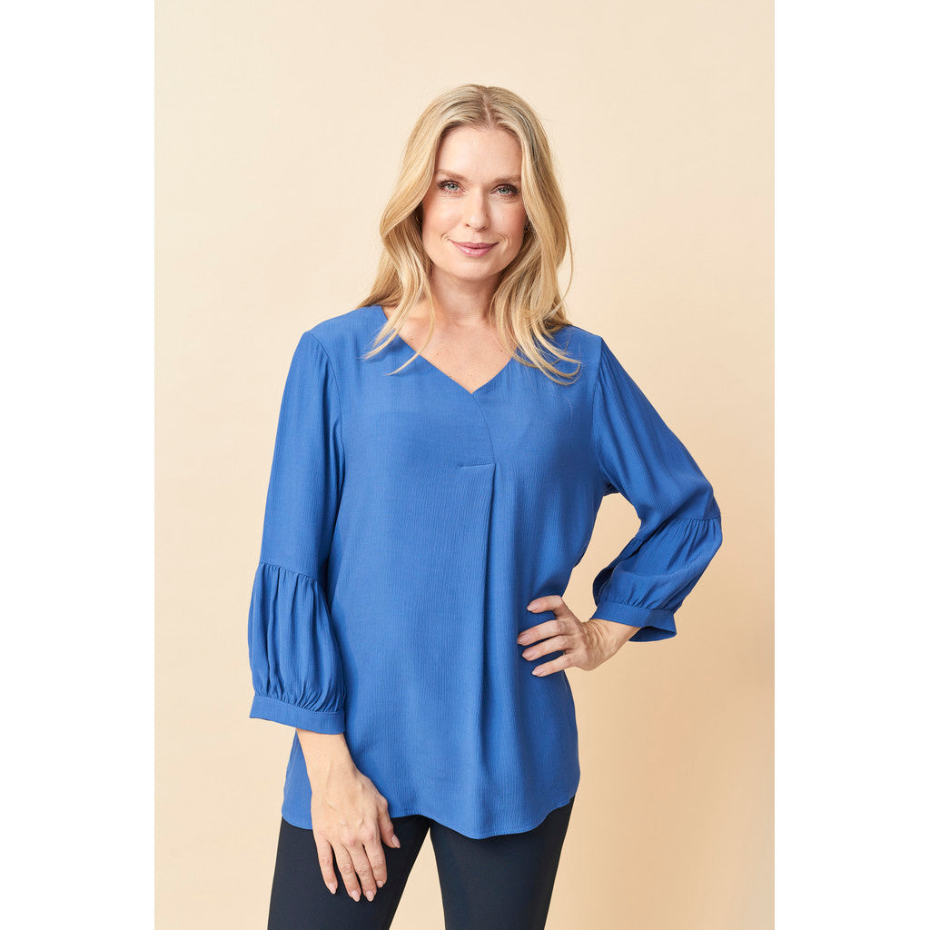 Pont Neuf PNEvelie Bluser 882 Sea Blue