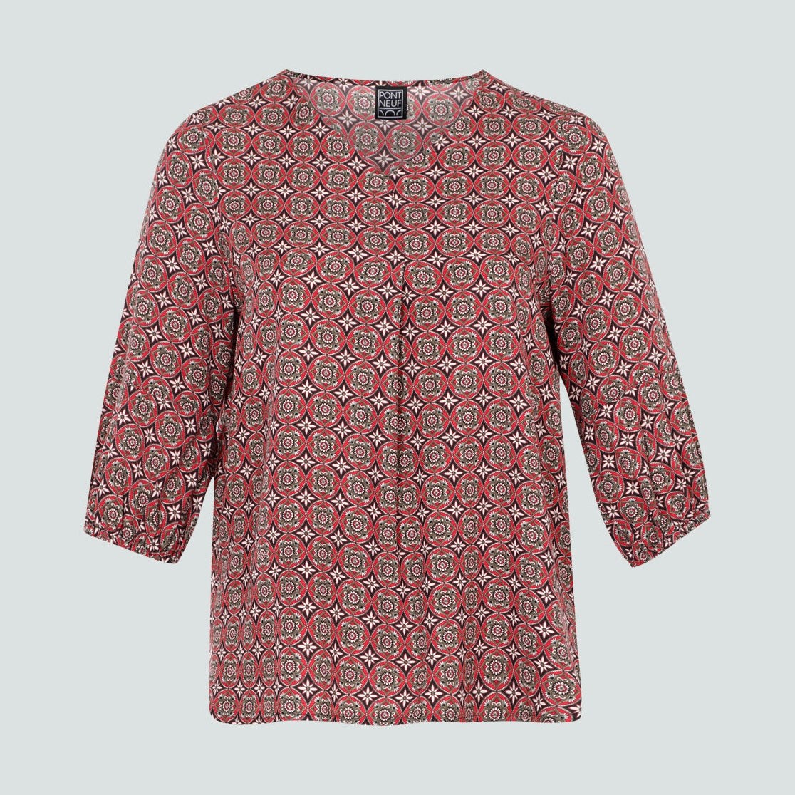 Pont Neuf PNEvelie Bluser 354 Warm Red