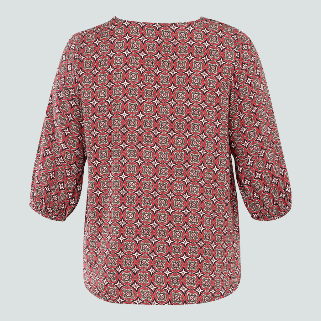 Pont Neuf PNEvelie Bluser 354 Warm Red