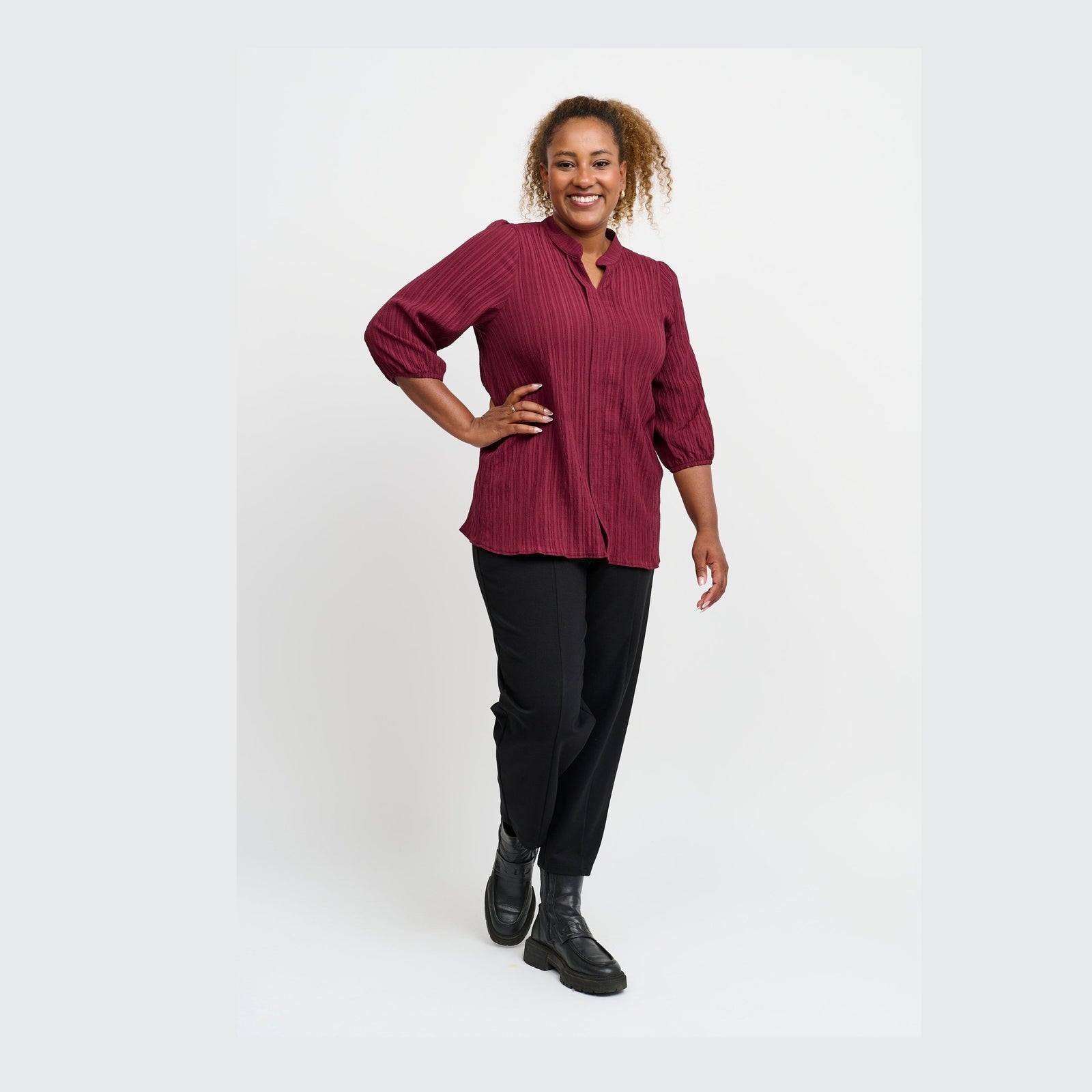 Pont Neuf PNFaldine Bluser 2999 BORDEAUX RED