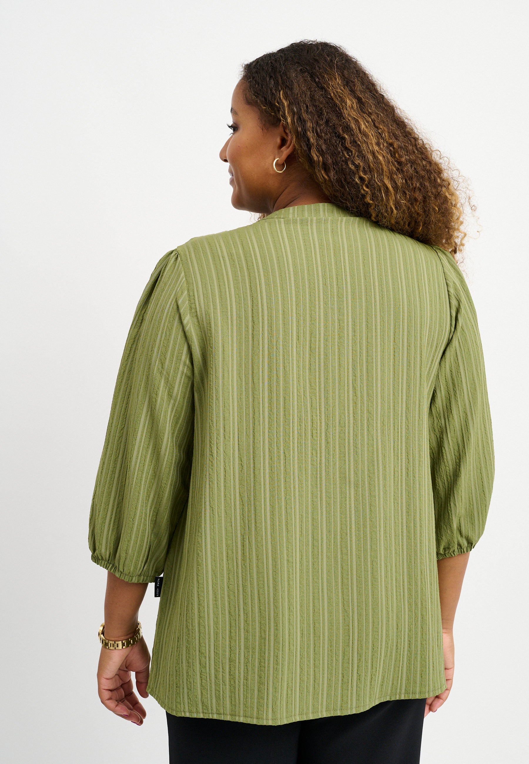 Pont Neuf PNFaldine Skjortebluser 3506 Khaki Green