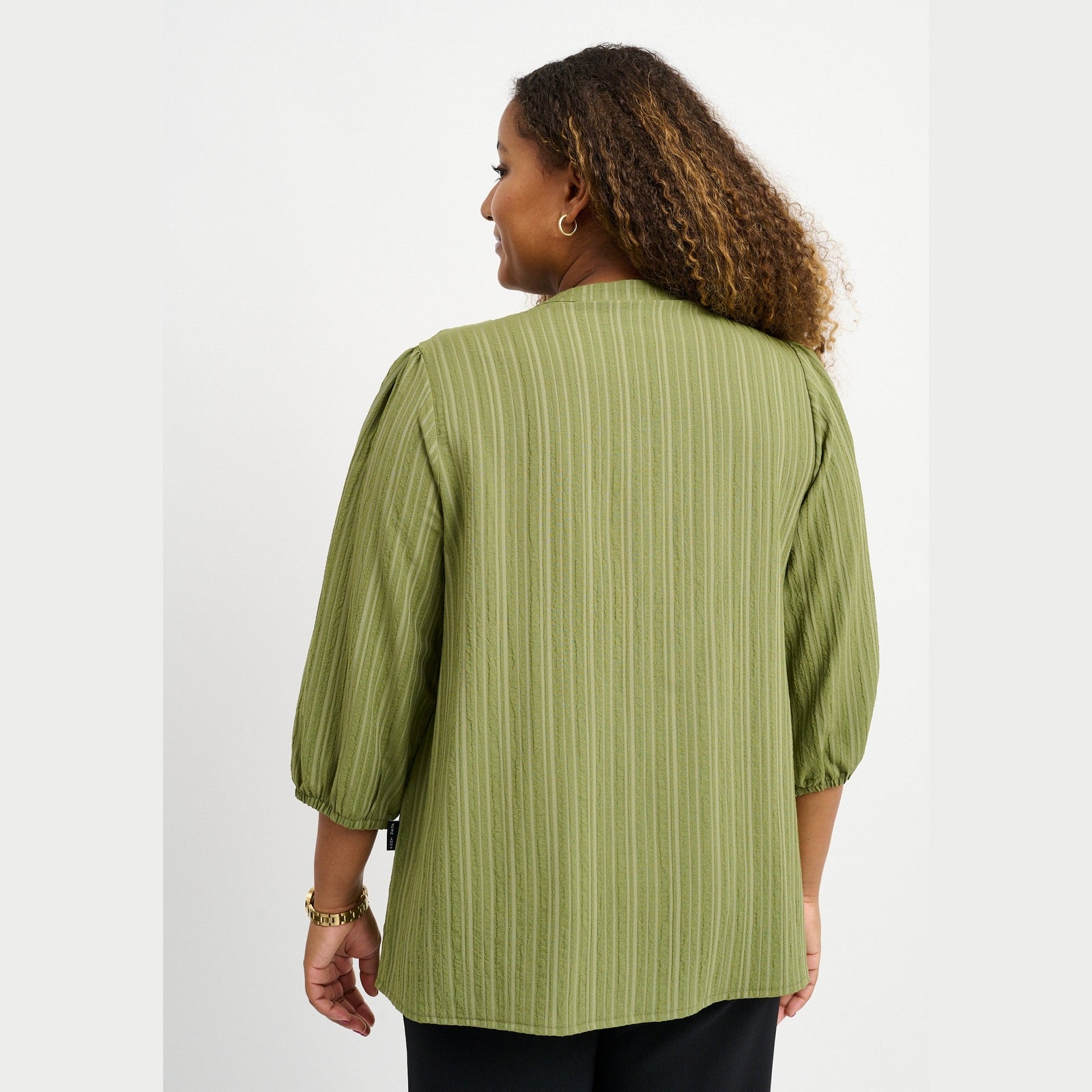 Pont Neuf PNFaldine Skjortebluser 3506 Khaki Green