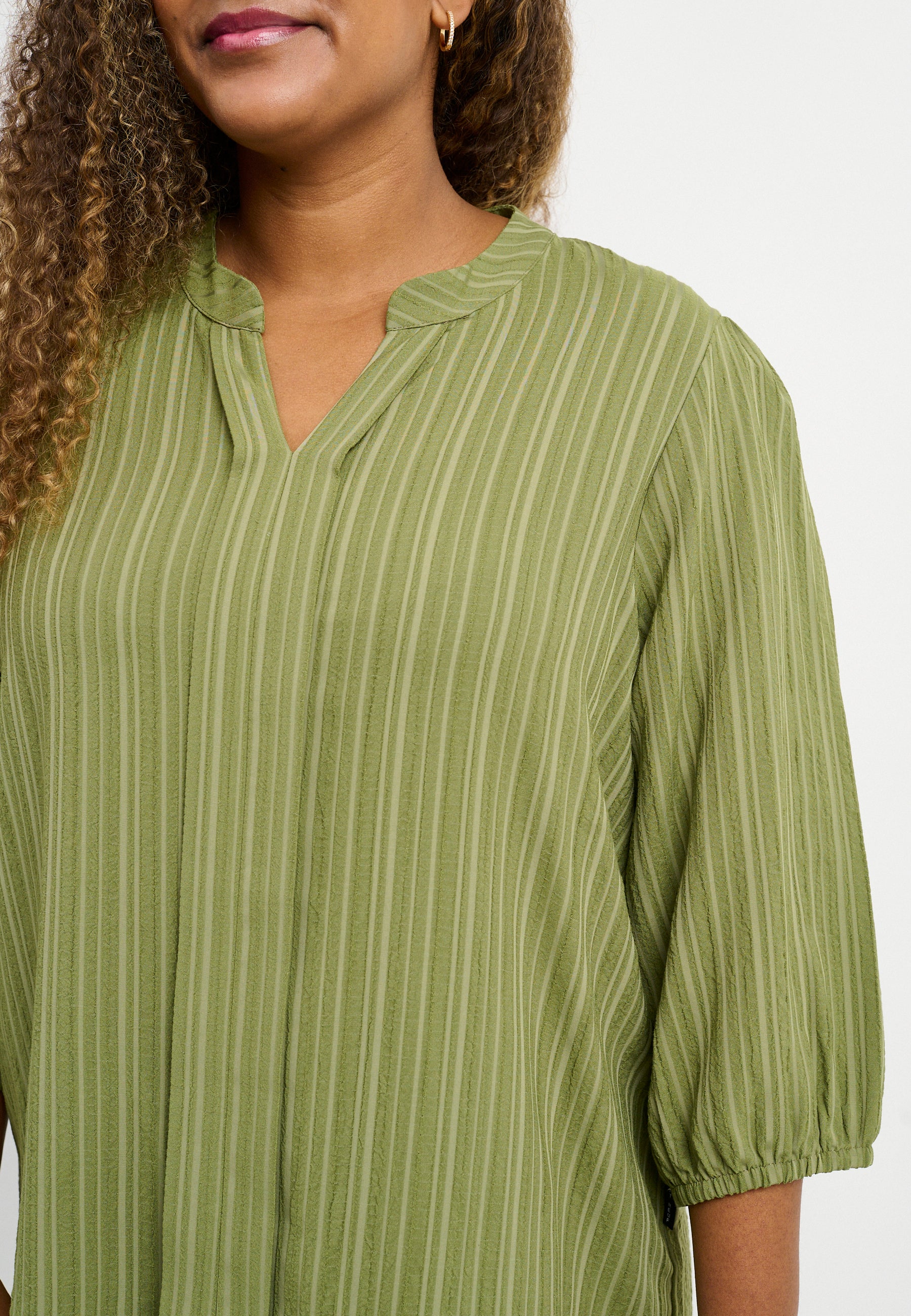 Pont Neuf PNFaldine Skjortebluser 3506 Khaki Green