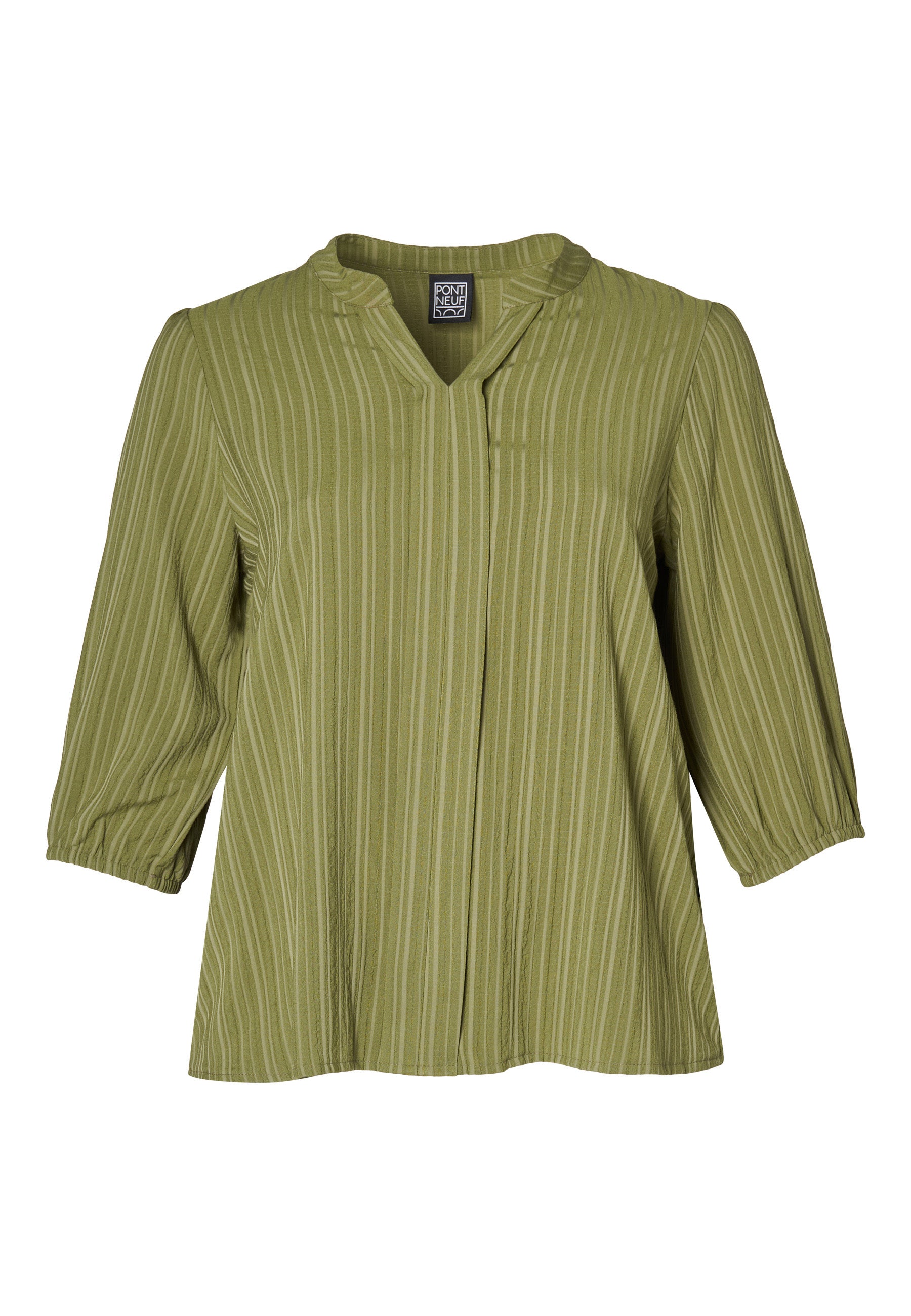 Pont Neuf PNFaldine Skjortebluser 3506 Khaki Green