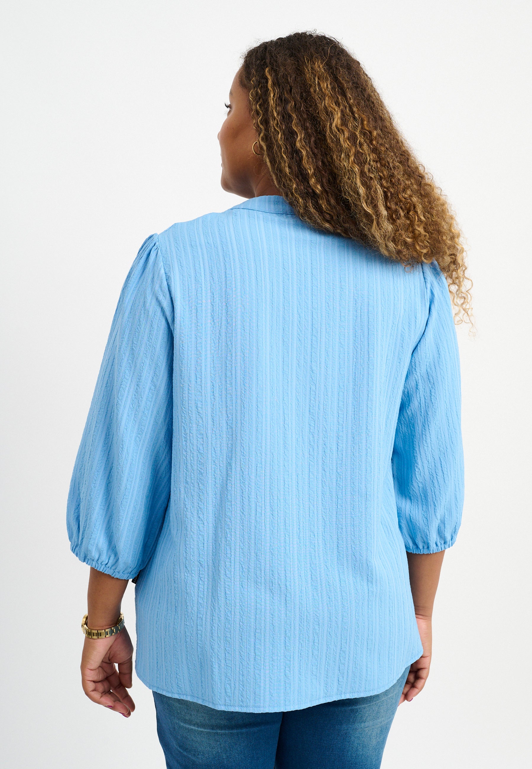 Pont Neuf PNFaldine Skjortebluser 5250 Soft Blue