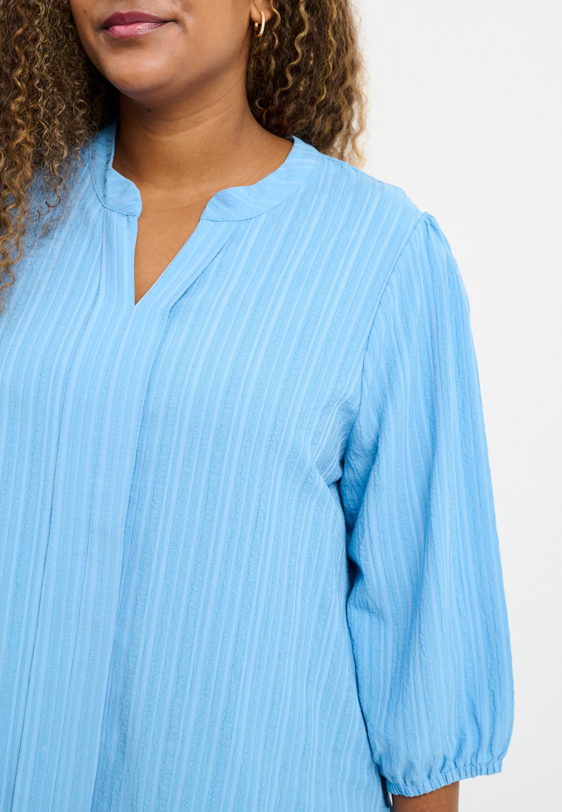 Pont Neuf PNFaldine Skjortebluser 5250 Soft Blue