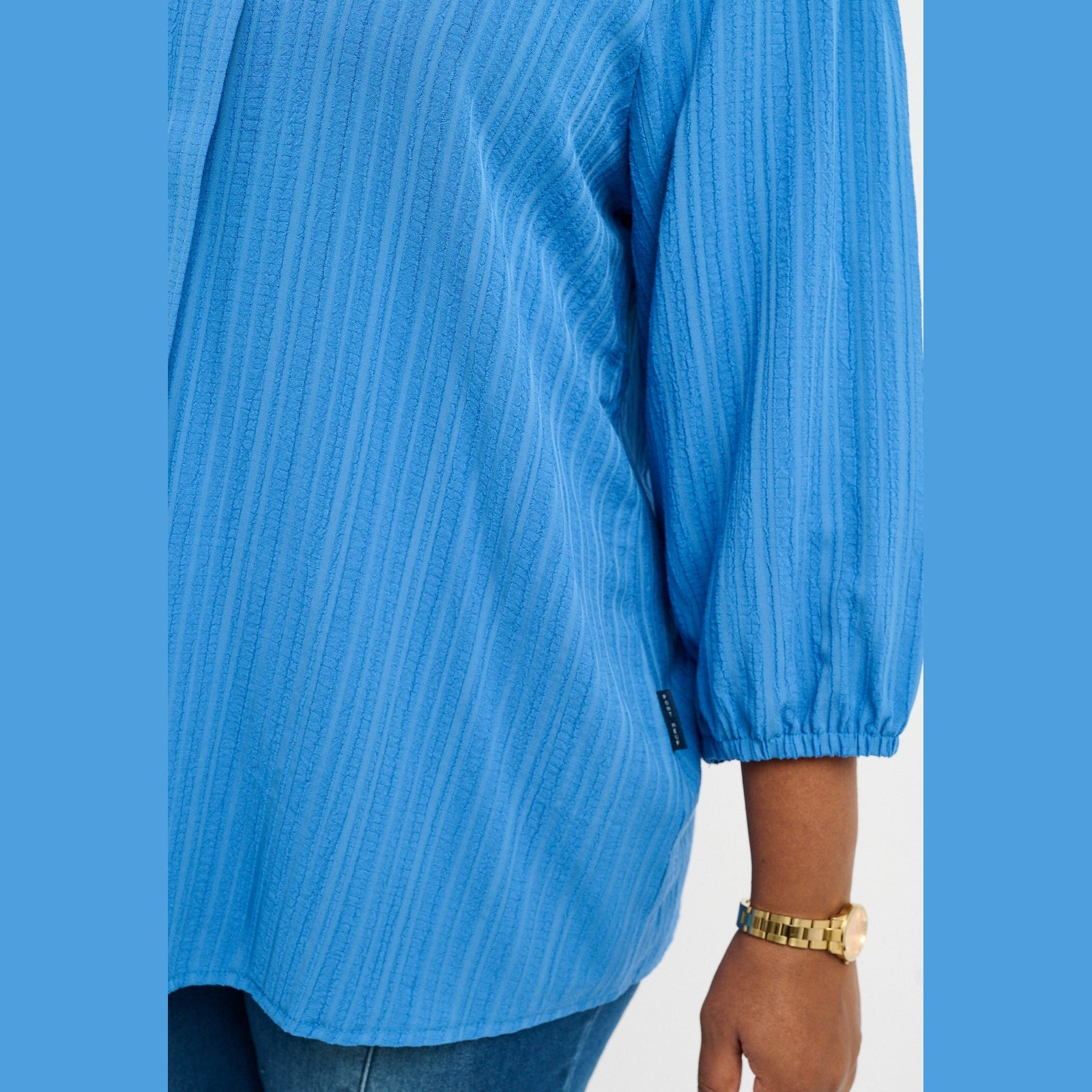 Pont Neuf PNFaldine Skjortebluser 5501 DENIM BLUE