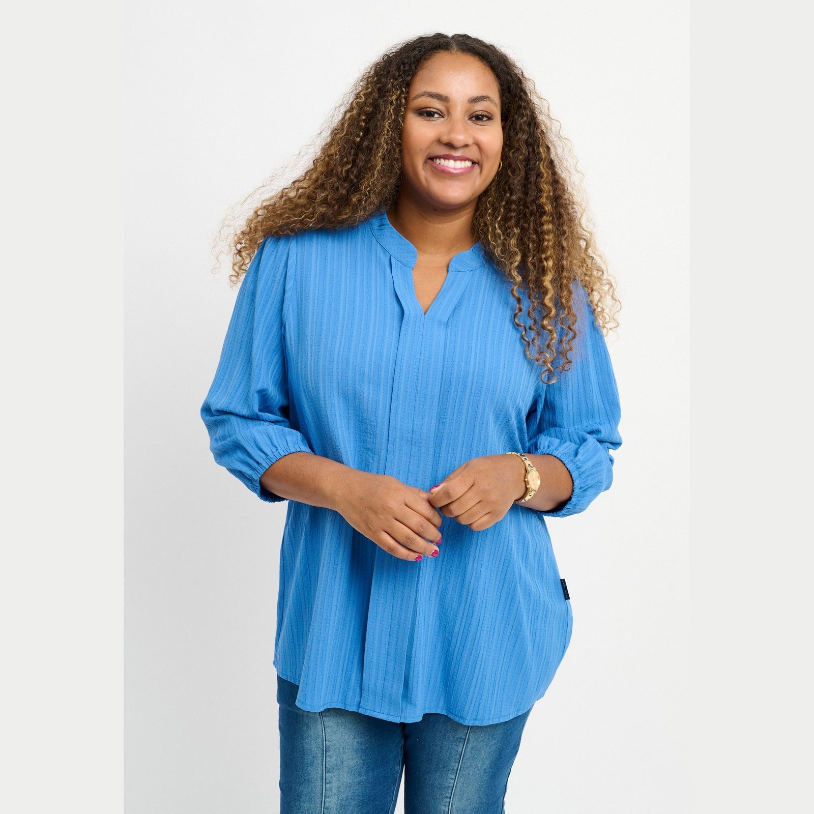 Pont Neuf PNFaldine Skjortebluser 5501 DENIM BLUE