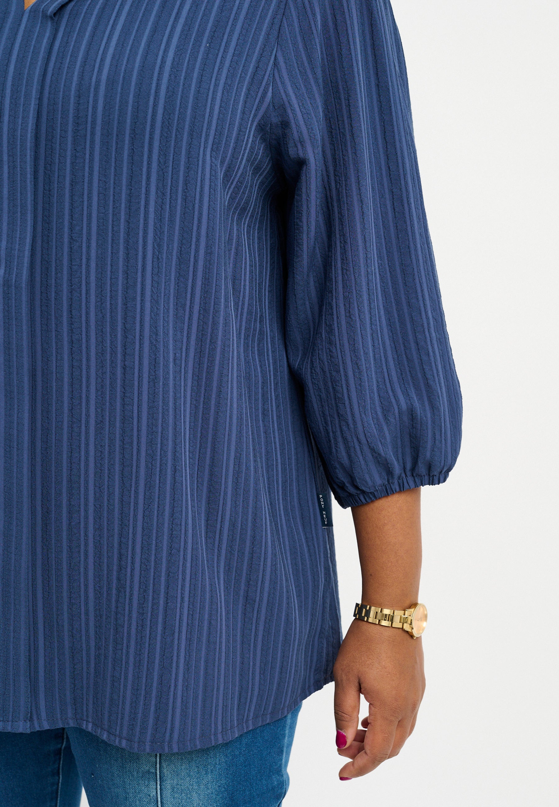 Pont Neuf PNFaldine Skjortebluser 5999 NAVY BLUE