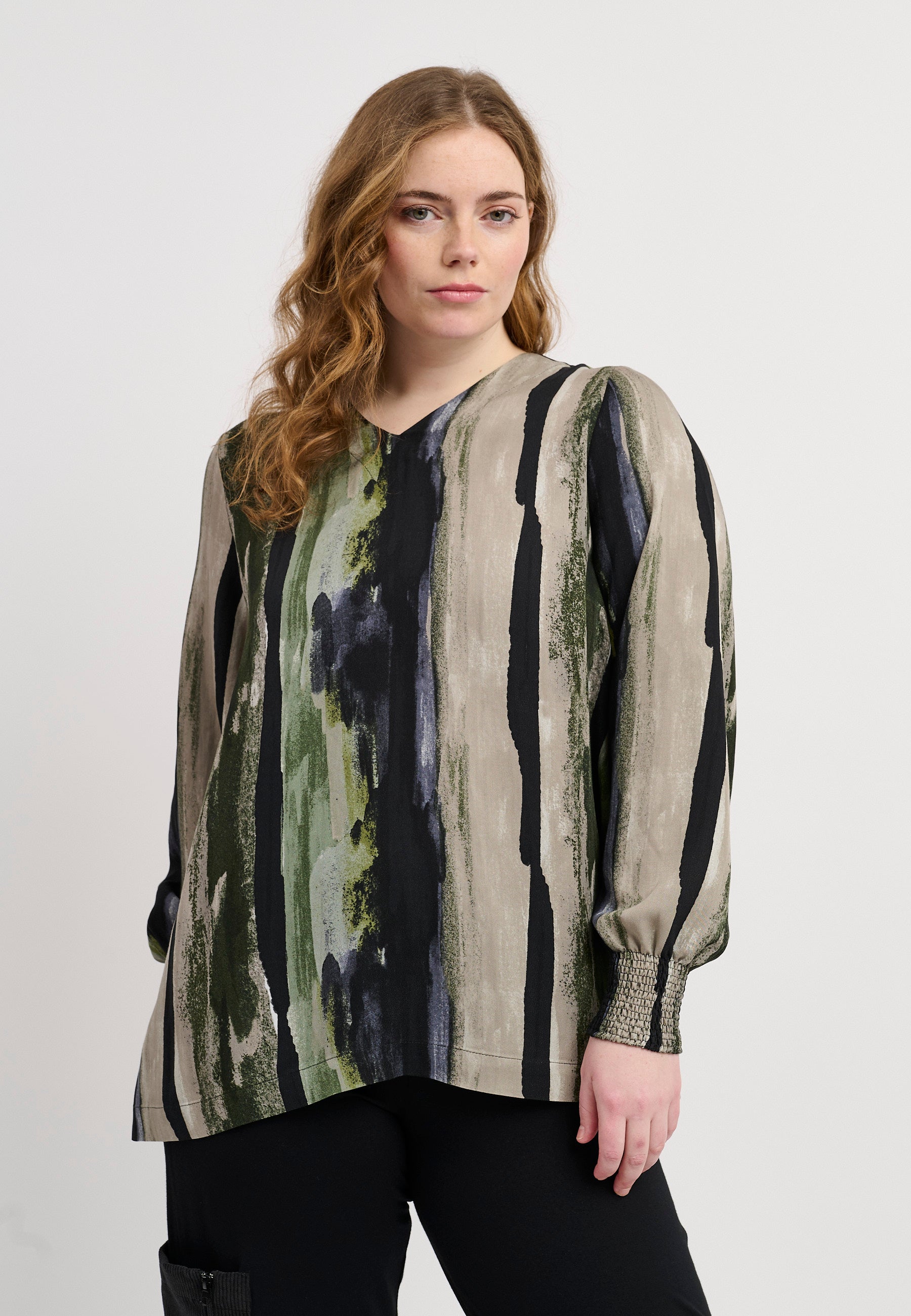 Pont Neuf PNFeluca Bluser 3620 Forest Green