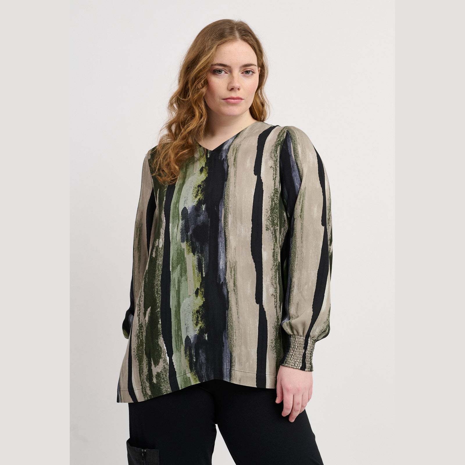 Pont Neuf PNFeluca Bluser 3620 Forest Green