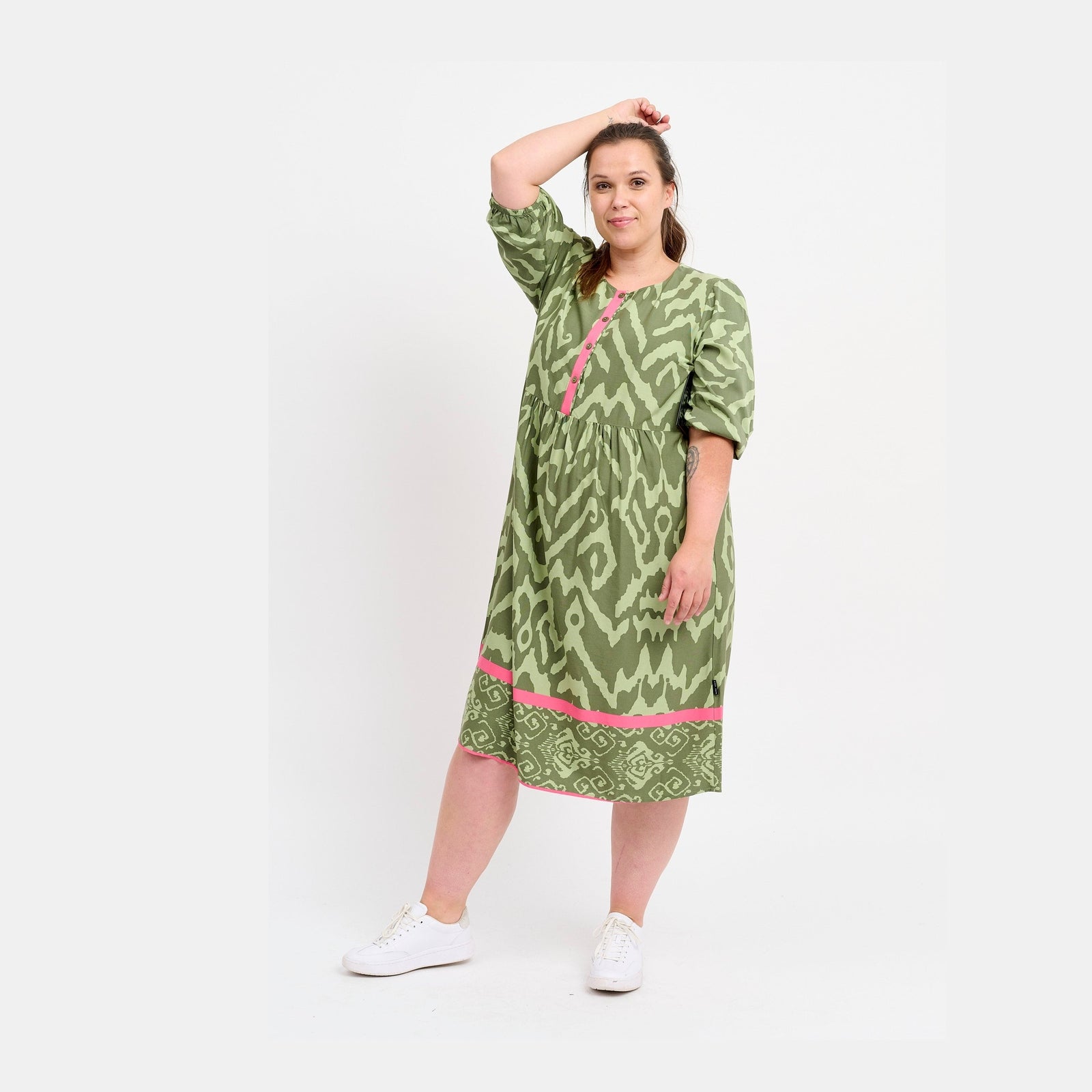 Pont Neuf PNFione Kjoler 3506 Khaki Green