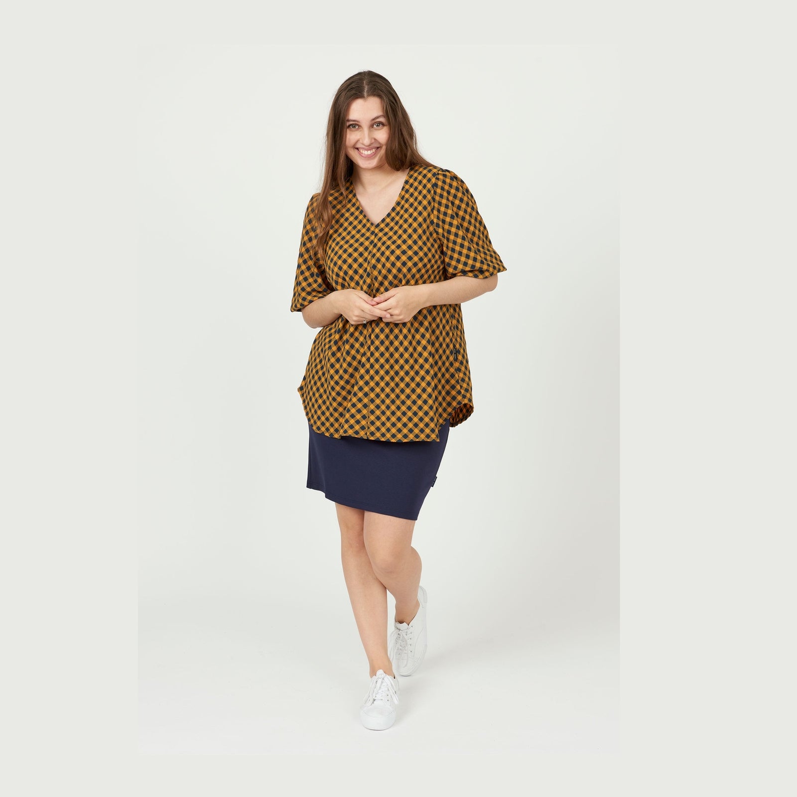 Pont Neuf PNFleur Bluser 725 Caramel
