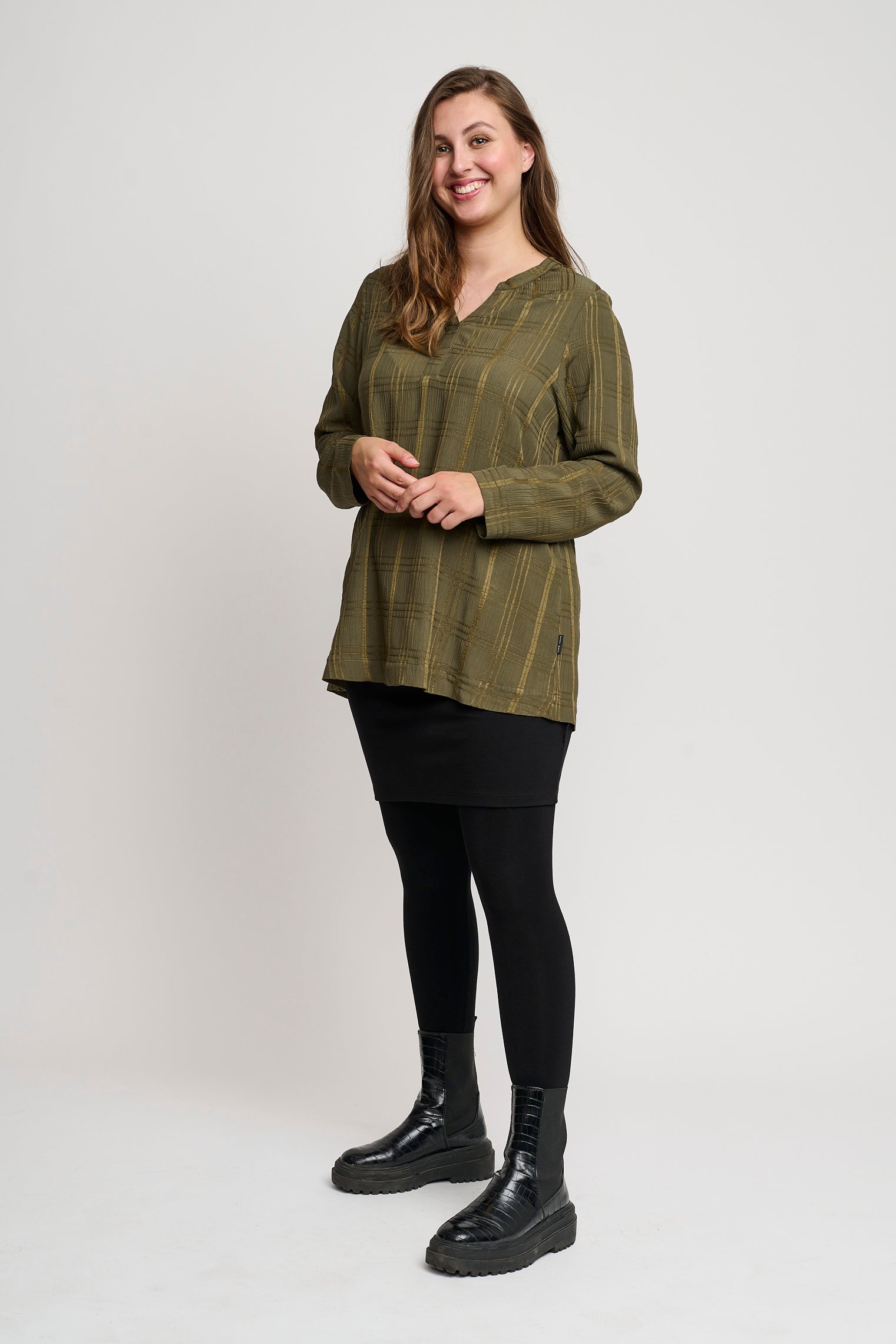 Pont Neuf PNFrancy Bluser 147 Dark Olive Green