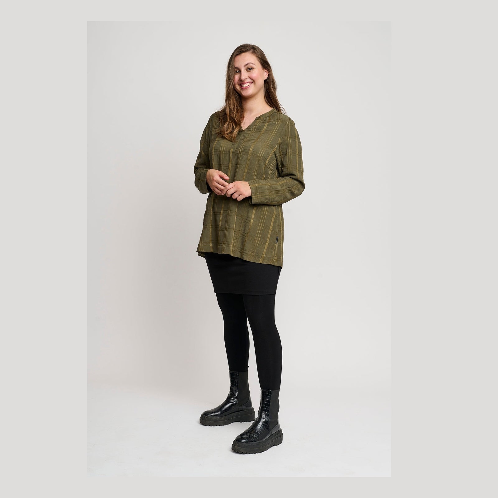 Pont Neuf PNFrancy Bluser 147 Dark Olive Green