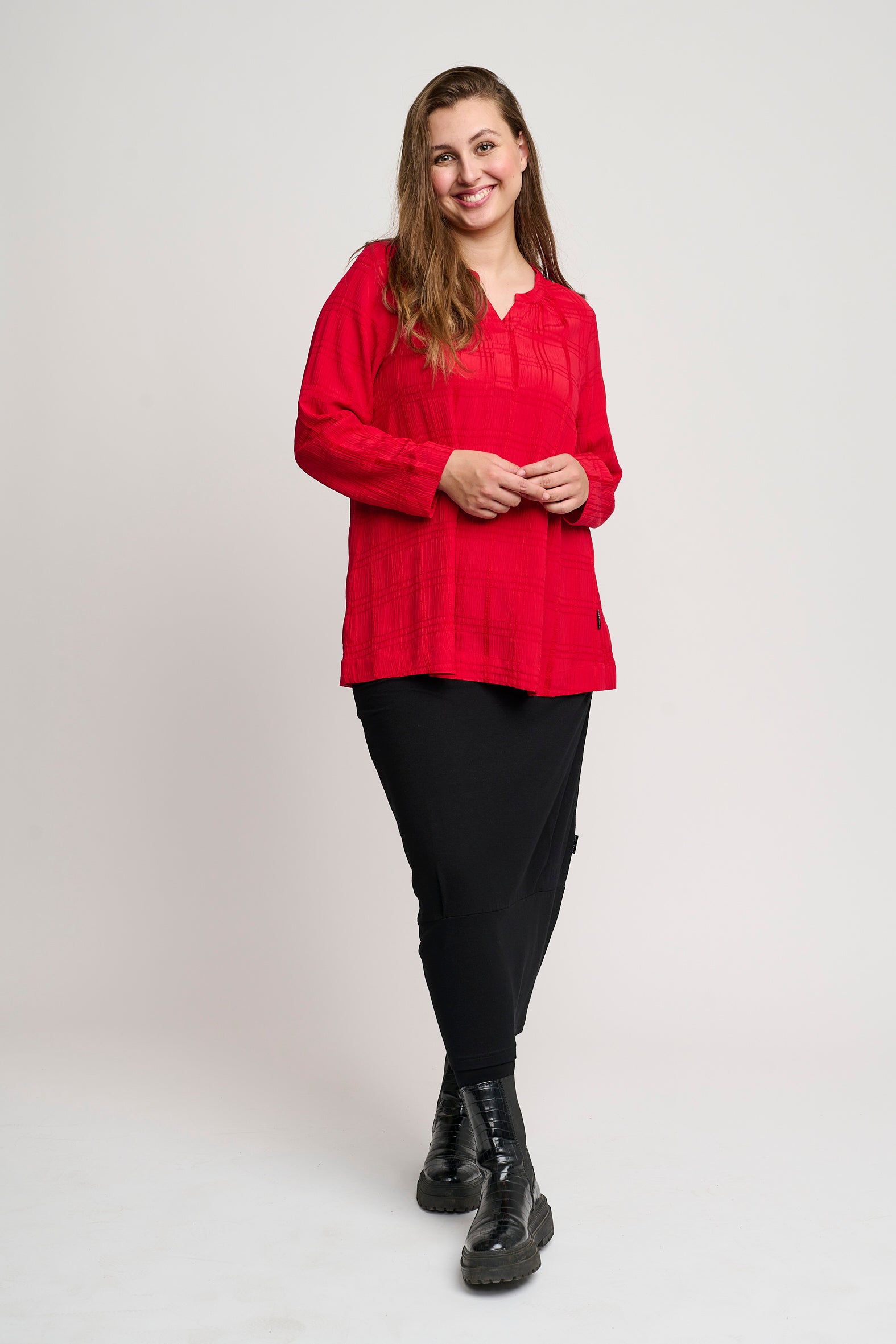 Pont Neuf PNFrancy Bluser 354 Warm Red