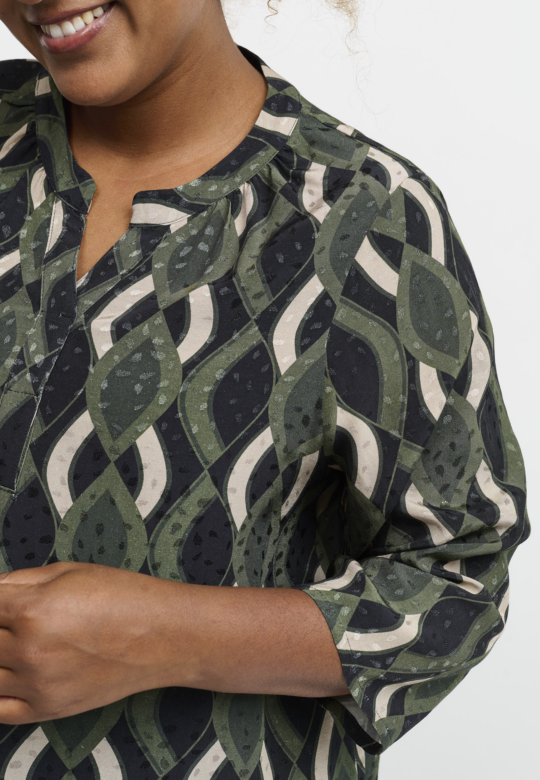 Pont Neuf PNFrancy Tea Bluser 3620 Forest Green