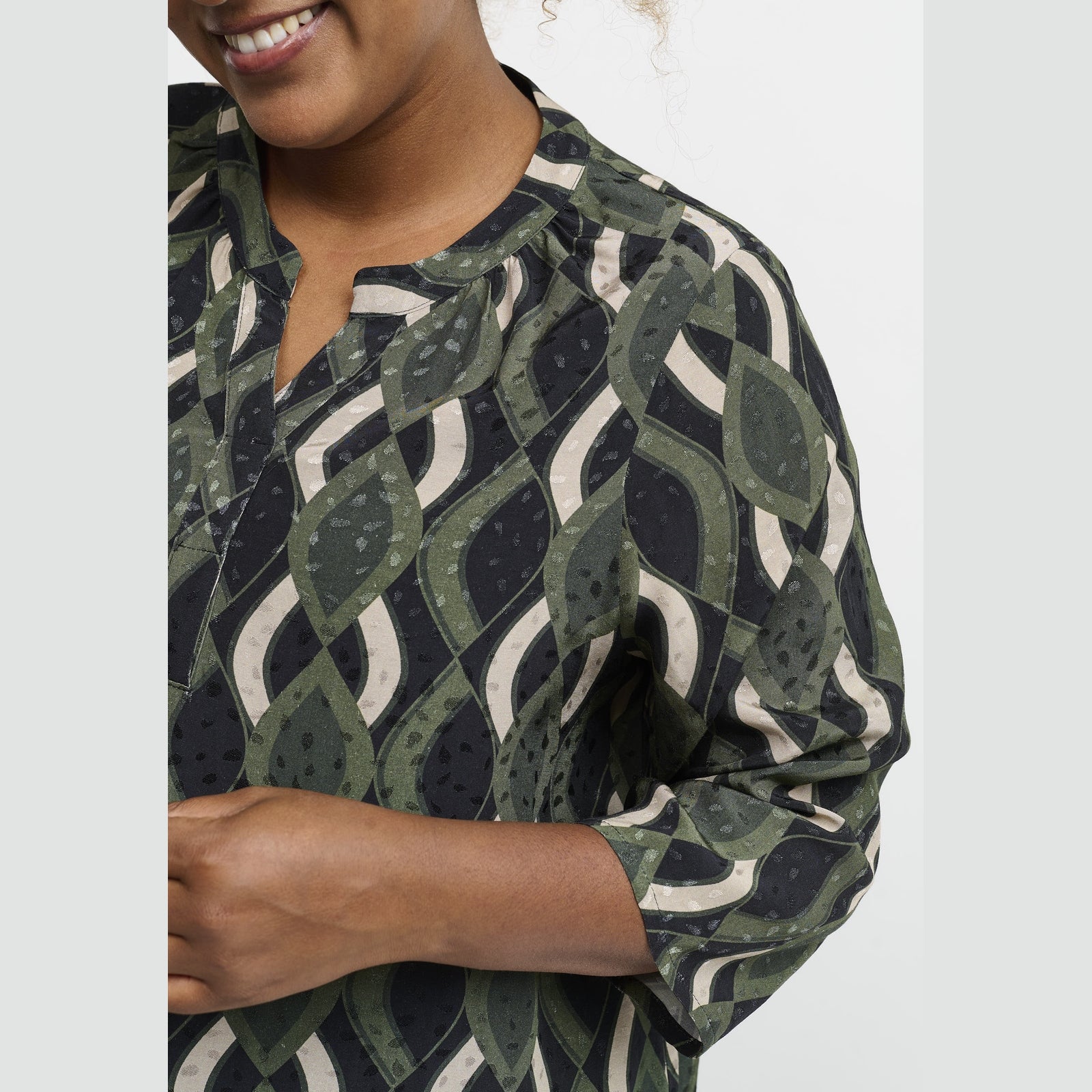 Pont Neuf PNFrancy Tea Bluser 3620 Forest Green