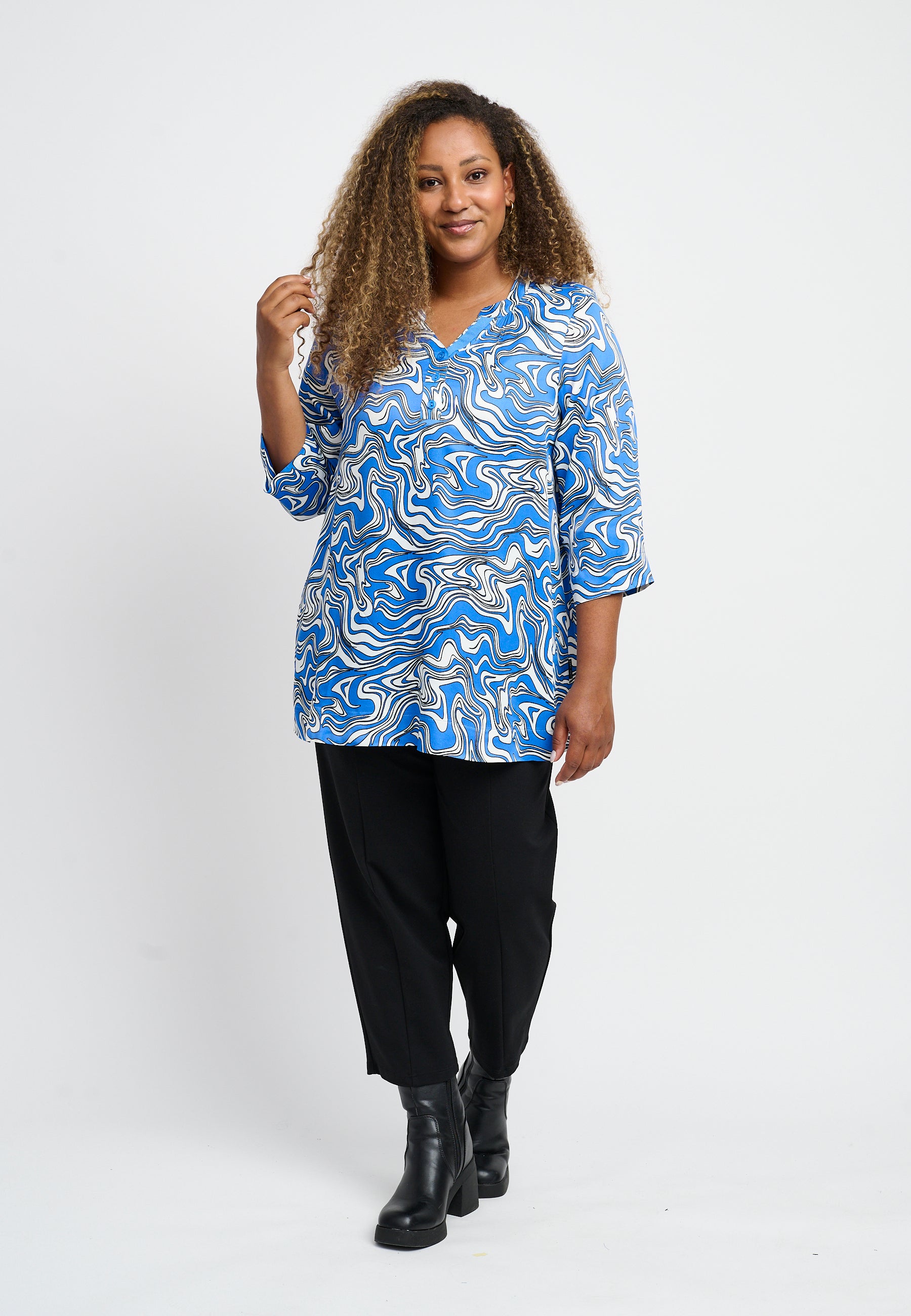 Pont Neuf PNFrancy Tea Tunikaer 5750 sapphire blue