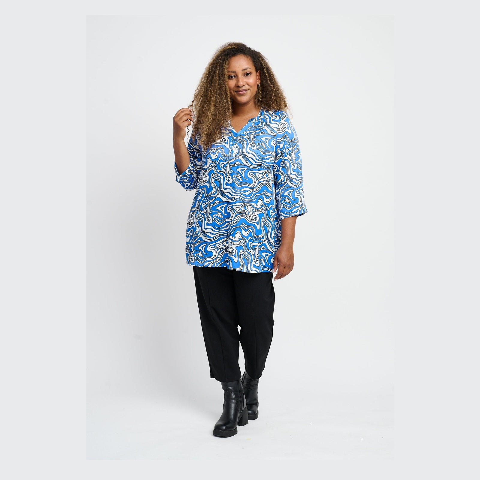 Pont Neuf PNFrancy Tea Tunikaer 5750 sapphire blue