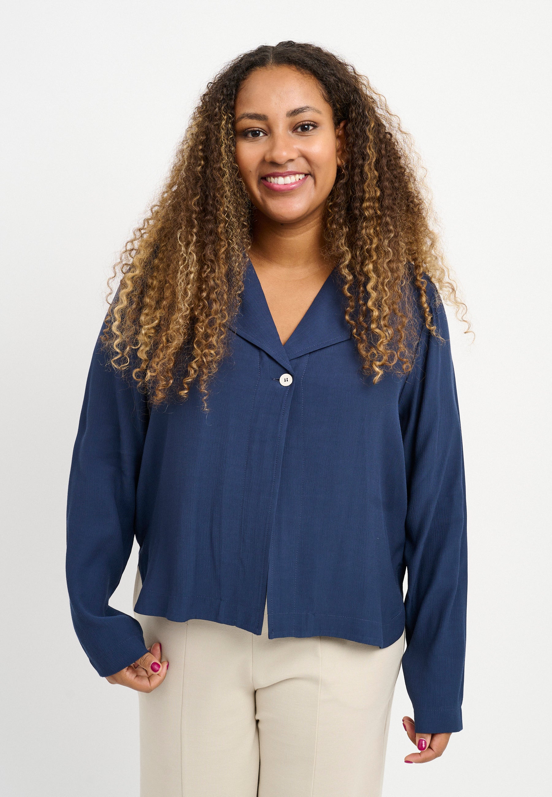 Pont Neuf PNFreda Cardigan 5999 NAVY BLUE