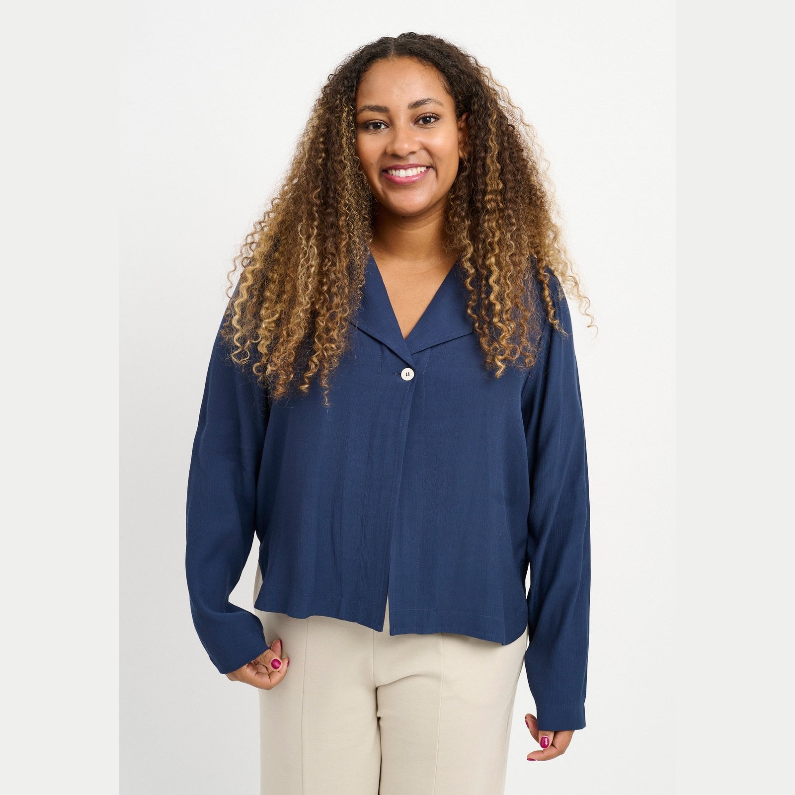 Pont Neuf PNFreda Cardigan 5999 NAVY BLUE