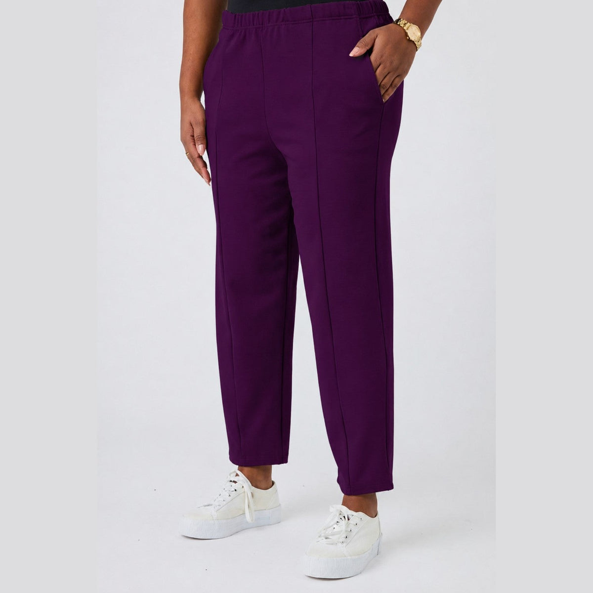 Pont Neuf PNGea Bukser 6840 Aubergine