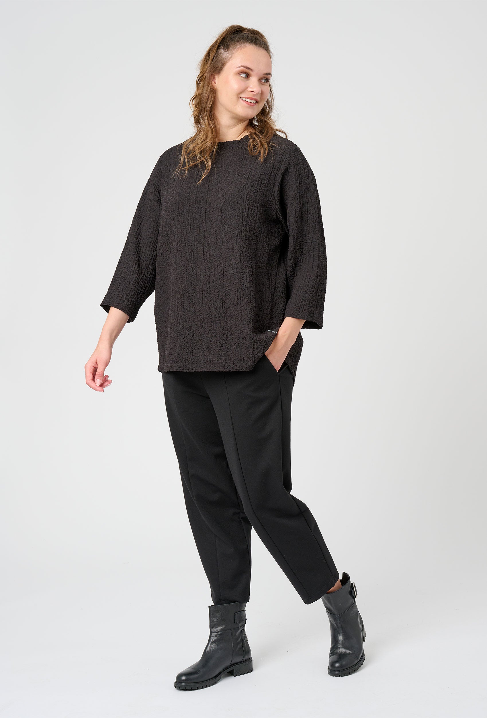 Pont Neuf PNGeogina Bluser 999 Black