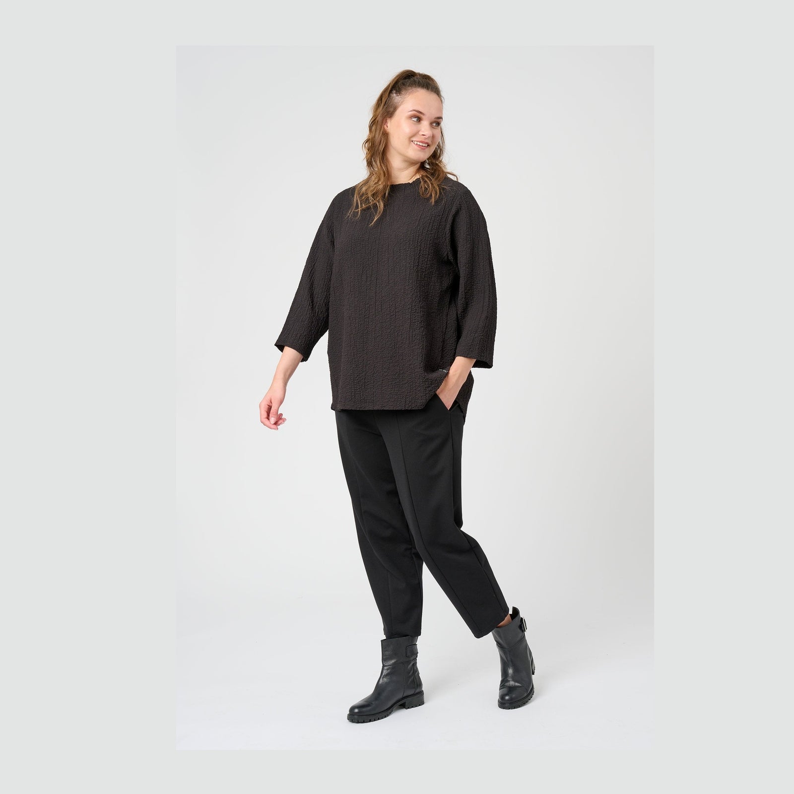 Pont Neuf PNGeogina Bluser 999 Black