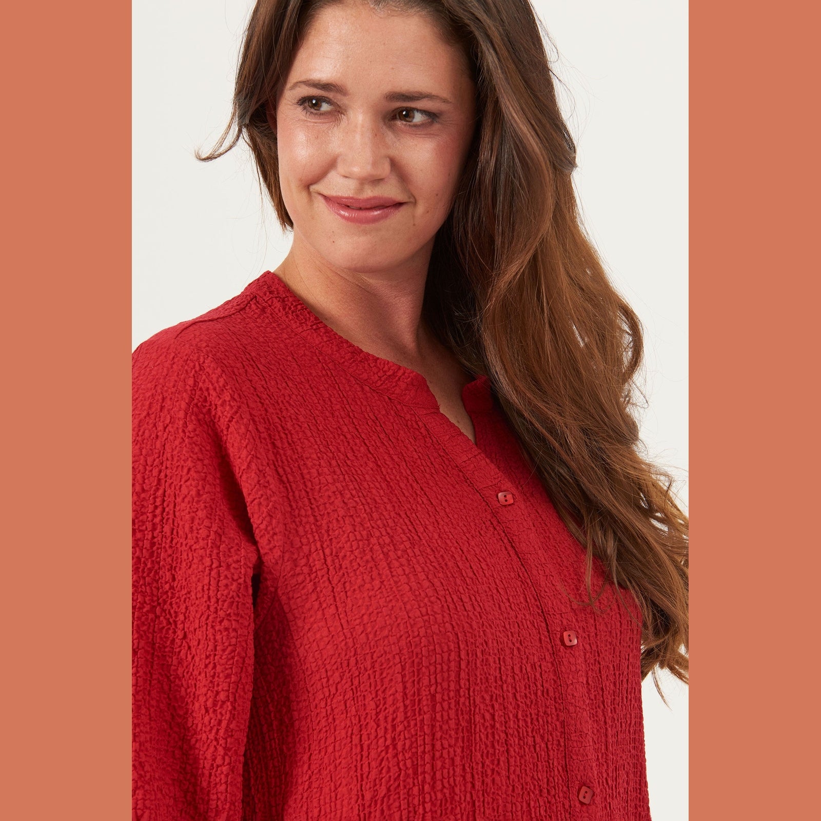 Pont Neuf PNGunvar Skjortebluser 354 Warm Red