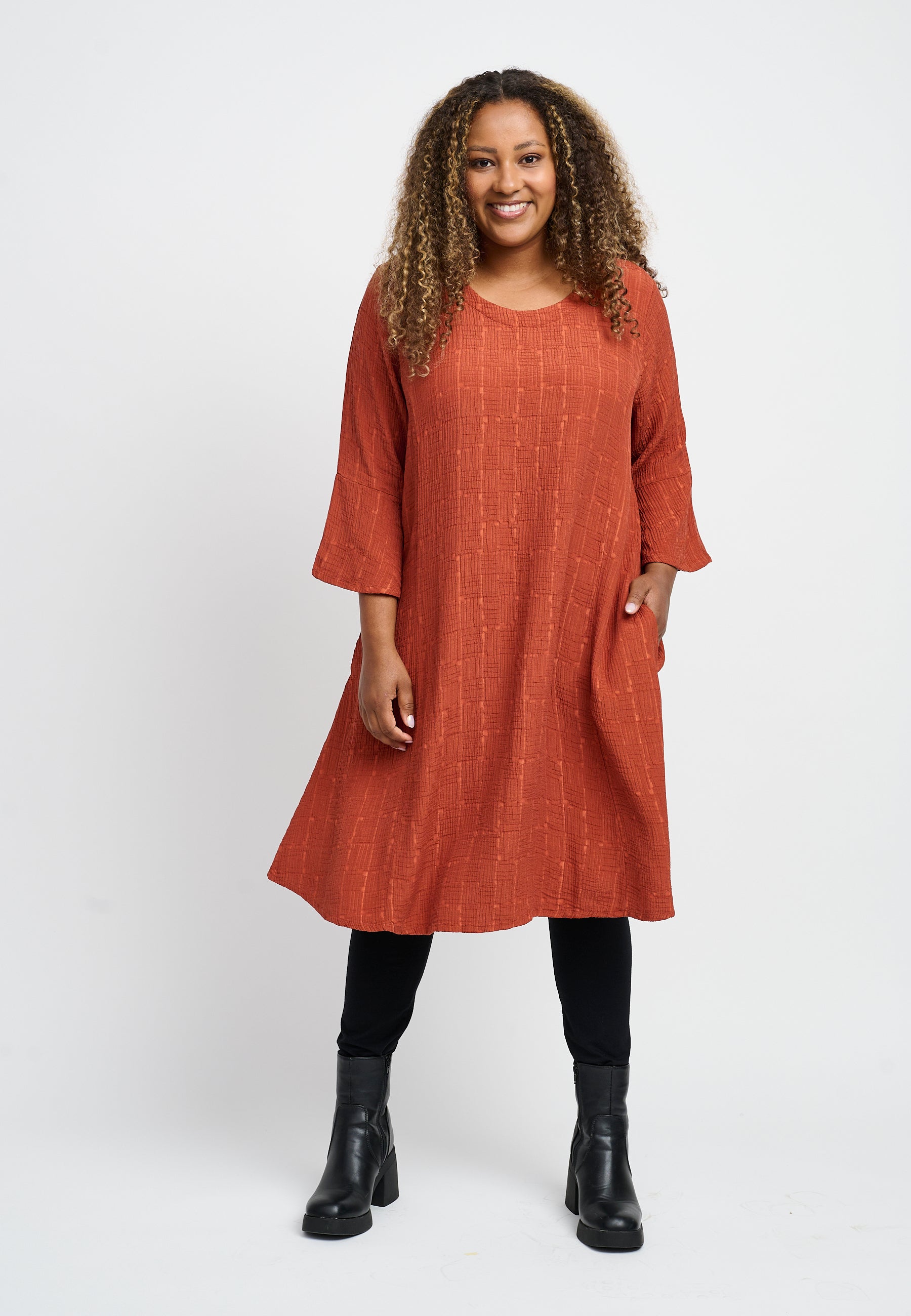 Pont Neuf PNHarriet Kjoler 8999 DEEP RUST ORANGE