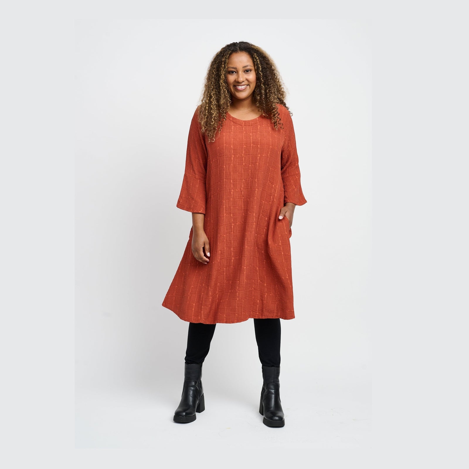 Pont Neuf PNHarriet Kjoler 8999 DEEP RUST ORANGE