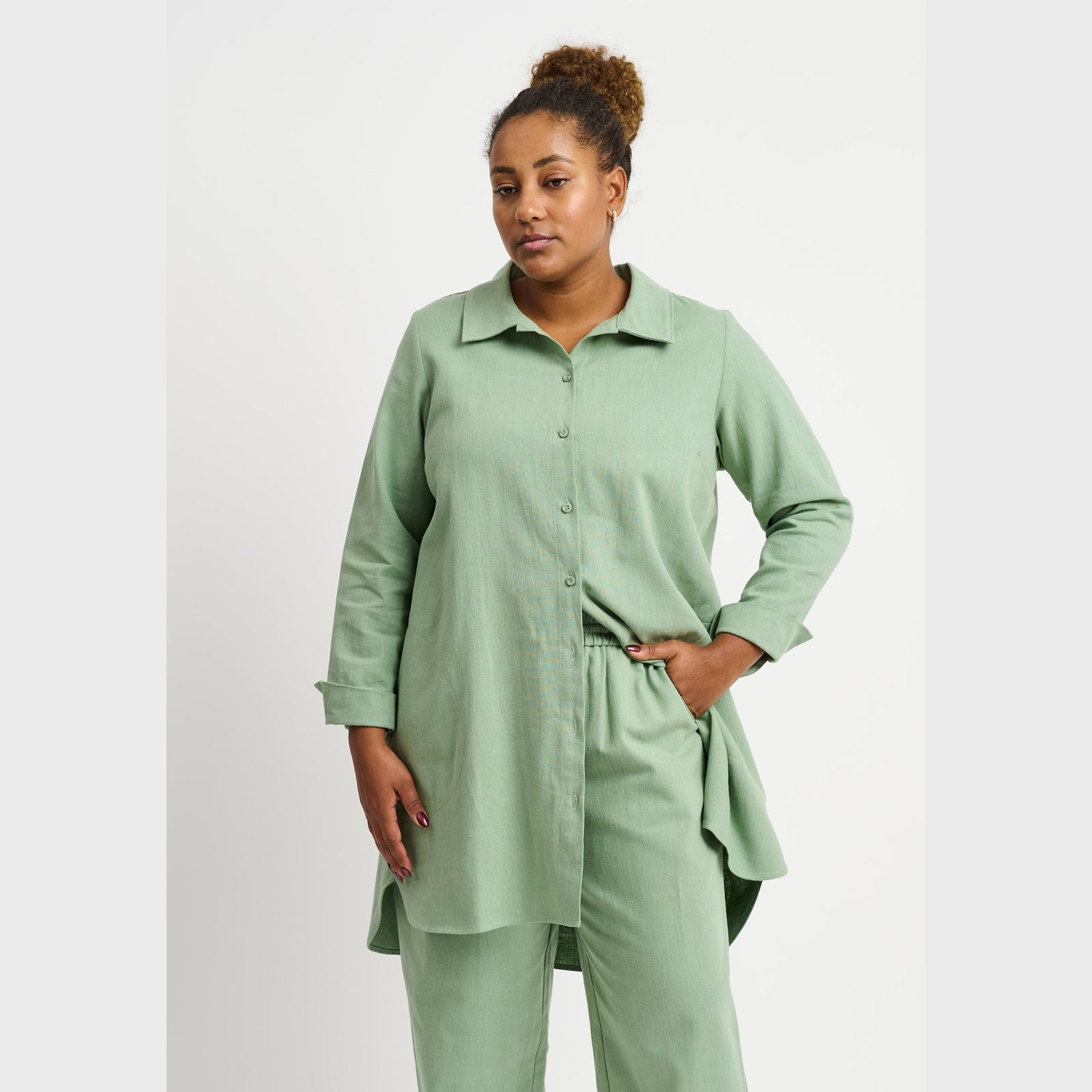 Pont Neuf PNHasina Bukser 3506 Khaki Green