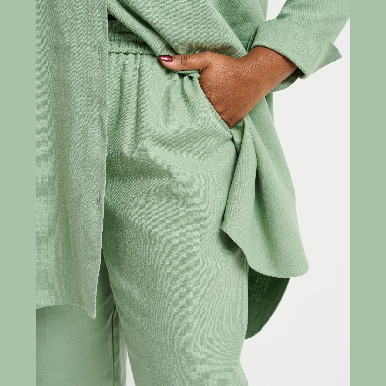 Pont Neuf PNHasina Bukser 3506 Khaki Green