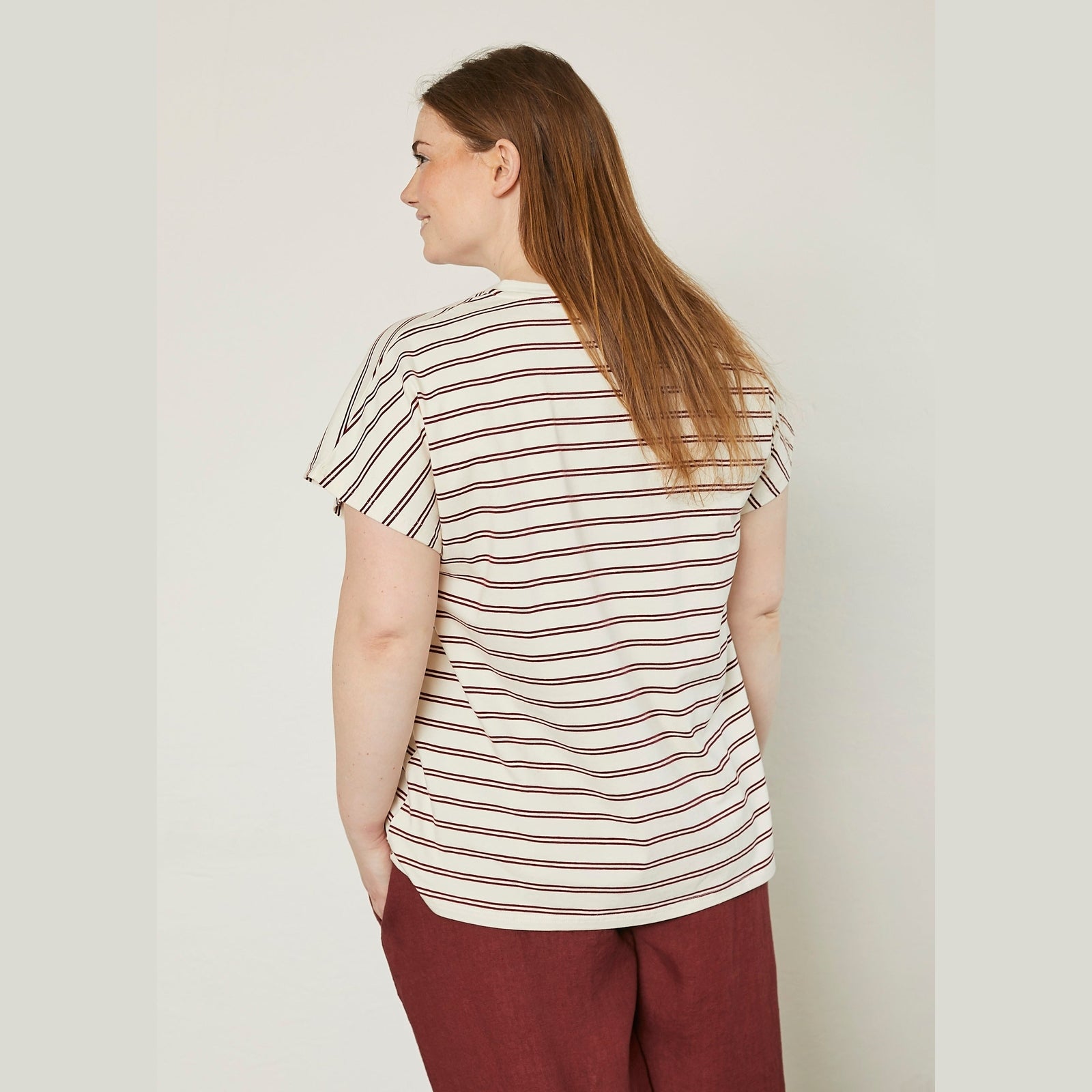 Pont Neuf PNHawi T-Shirt 2999 BORDEAUX RED