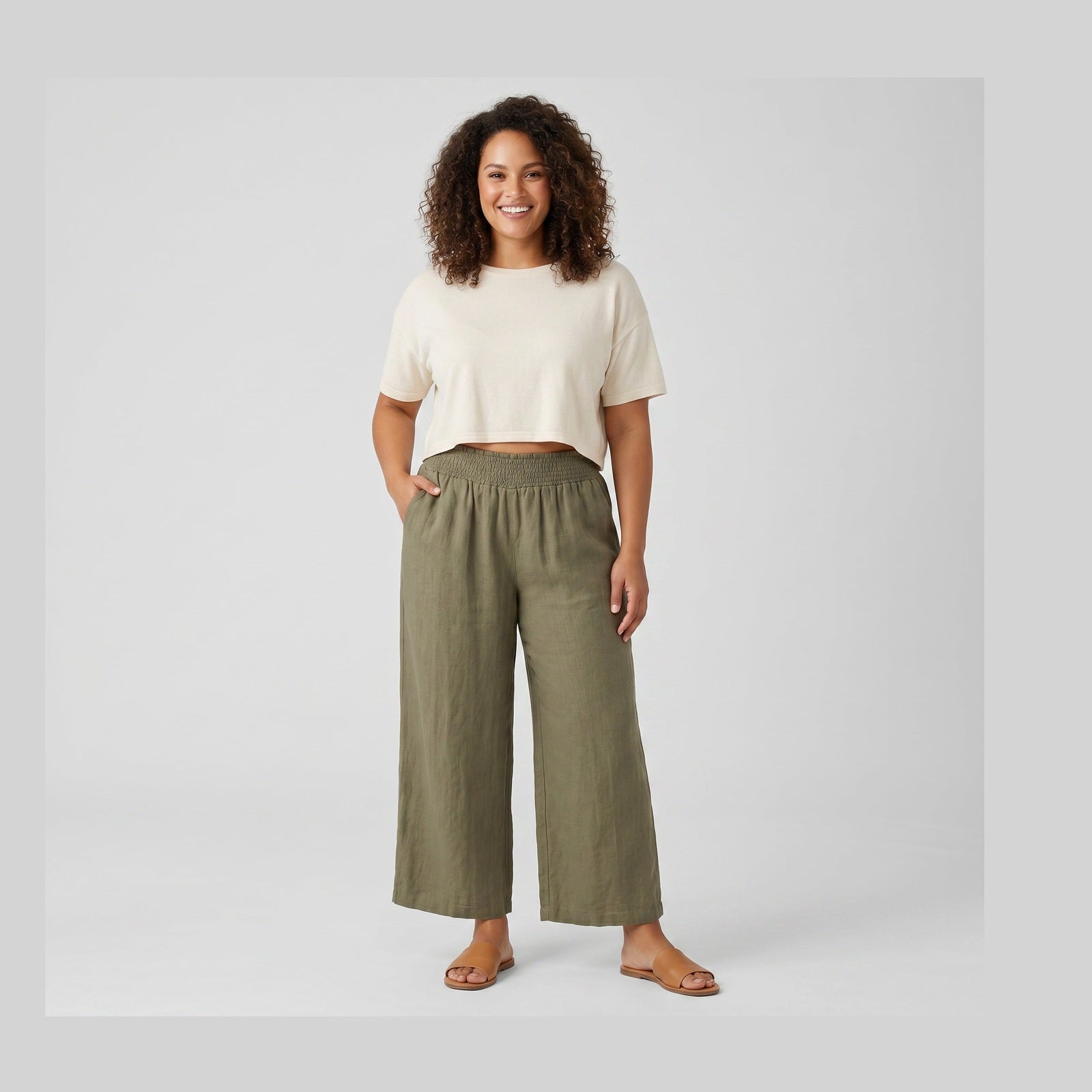 Pont Neuf PNHibba Bukser 3506 Khaki Green