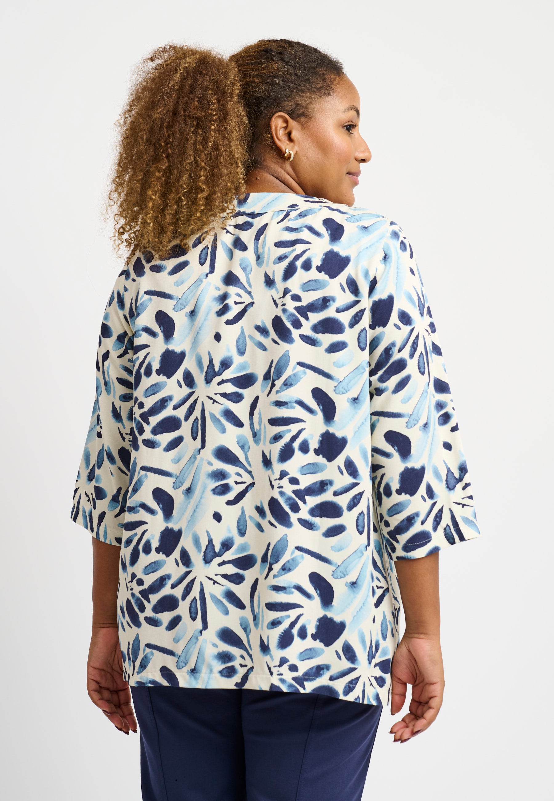 Pont Neuf PNHilma Bluser 5300 Cornflower Blue