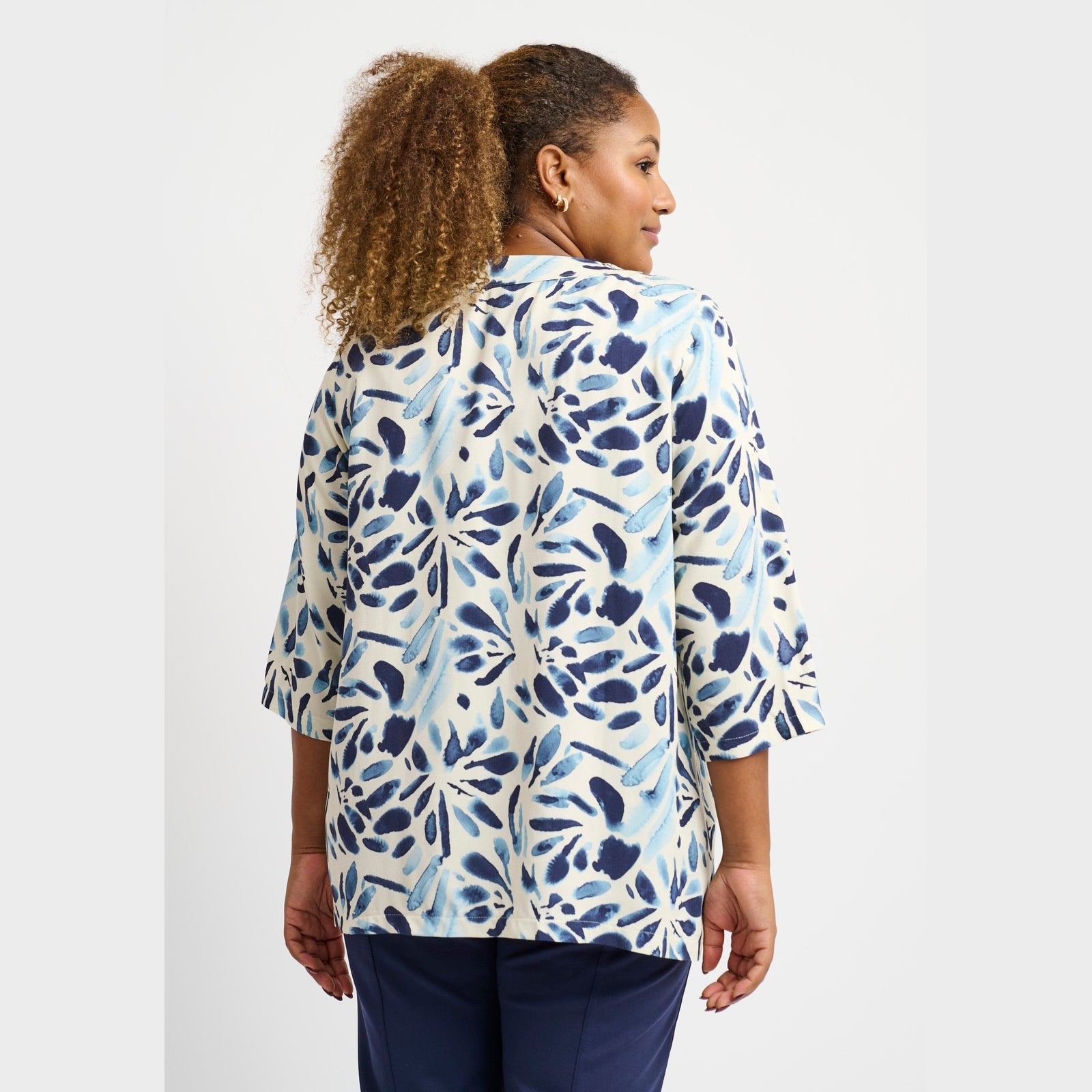 Pont Neuf PNHilma Bluser 5300 Cornflower Blue