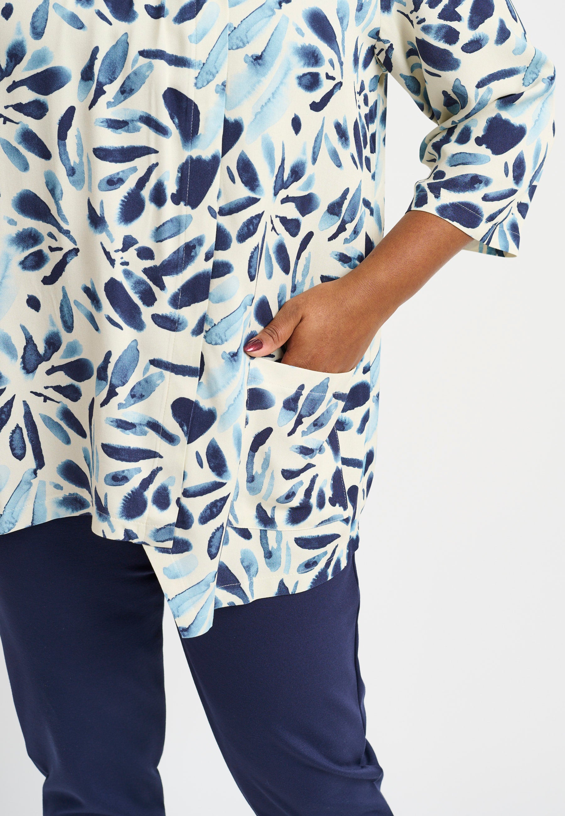 Pont Neuf PNHilma Bluser 5300 Cornflower Blue